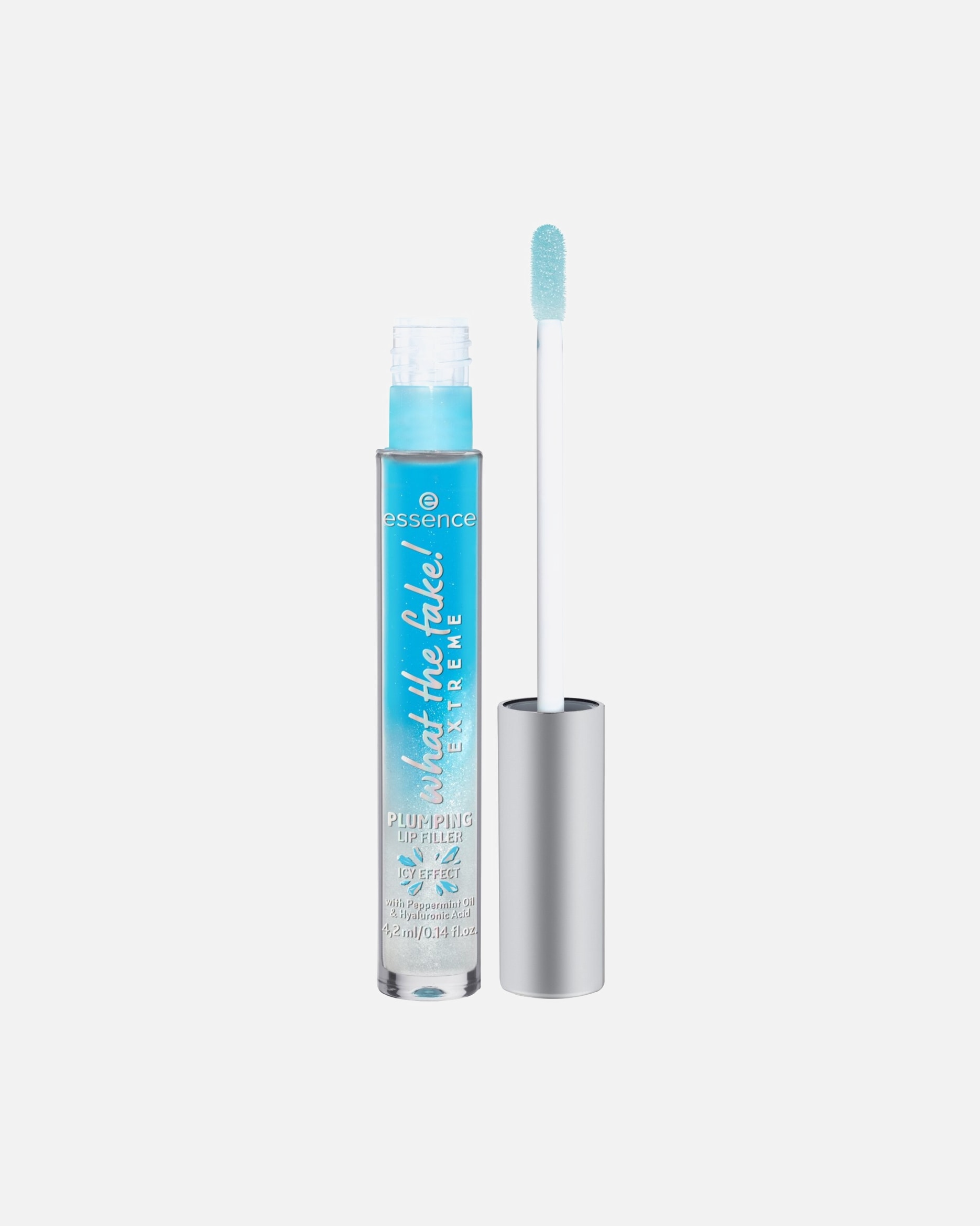 Gloss à lèvres pour Unisexe Essence what the fake! Extreme Plumping Lip Filler 02 - ICE ICE BABY !