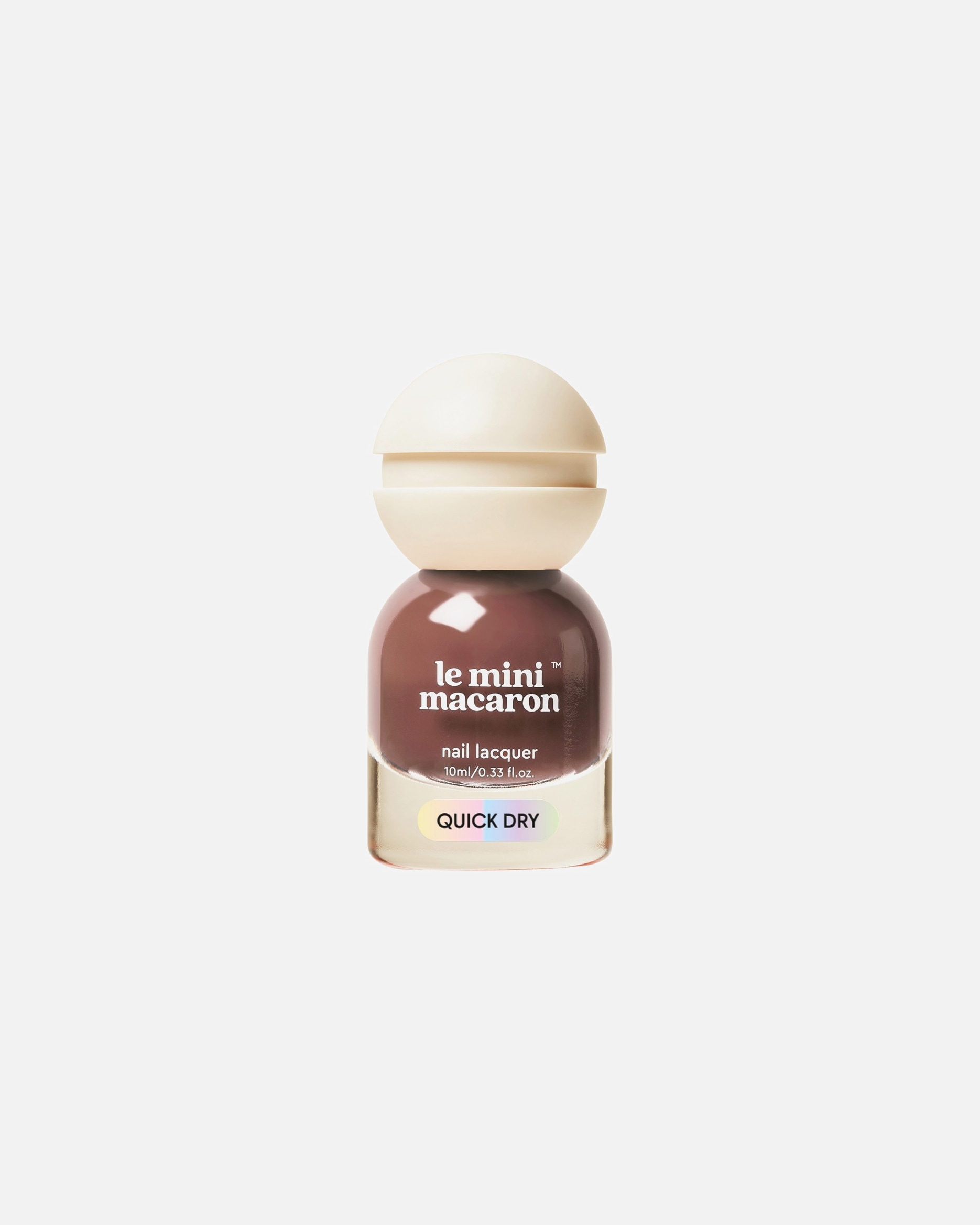 Vernis pour Unisexe Le Mini Macaron Le sweet Nail Lacquer Quick Dry MARRON