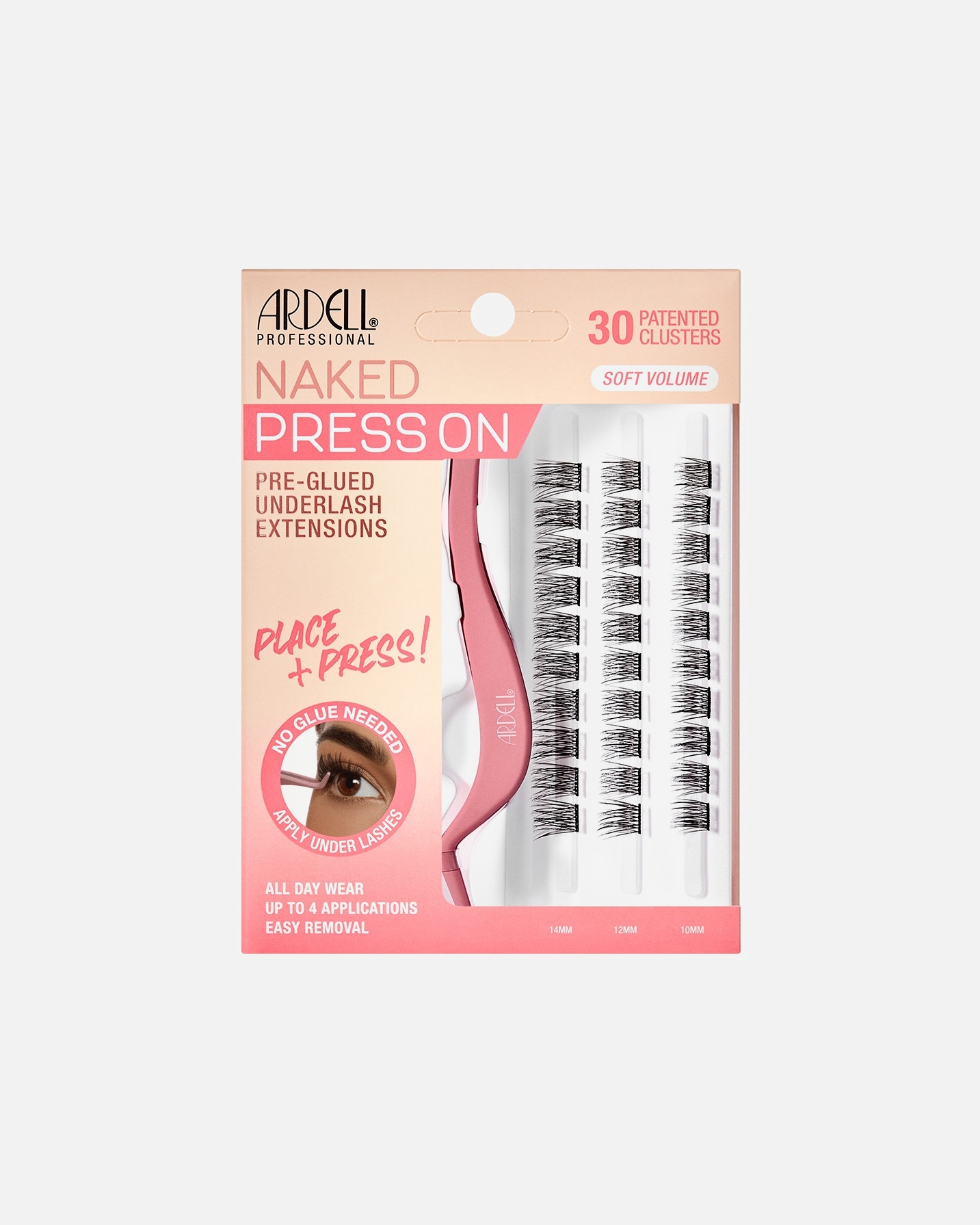 Faux-cils pour Unisexe Ardell Naked Lashes Appuyer sur le volume Appuyer sur le volume