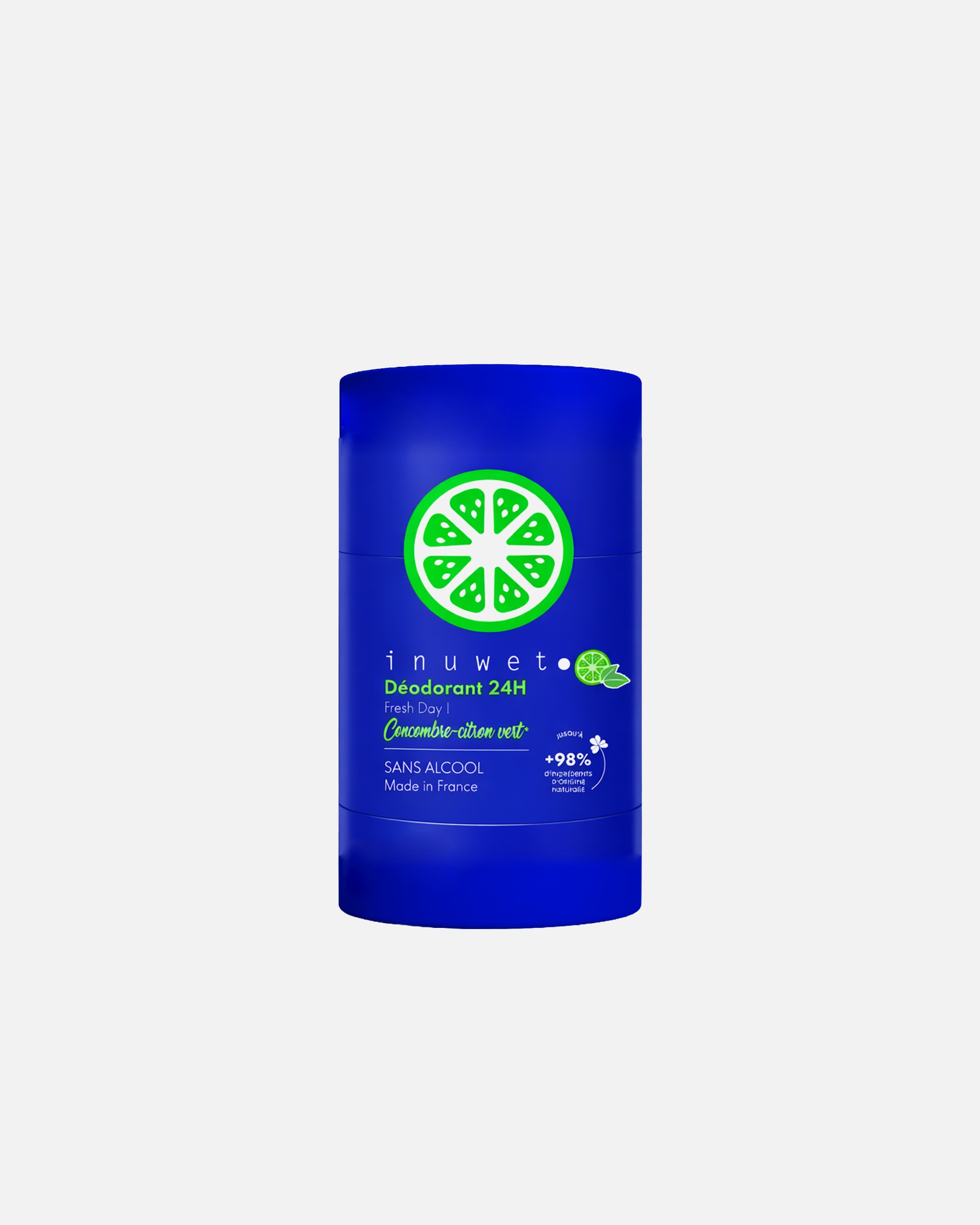 Déodorant pour Unisexe Inuwet Fresh Day - Concombre Citron Vert 50 g
