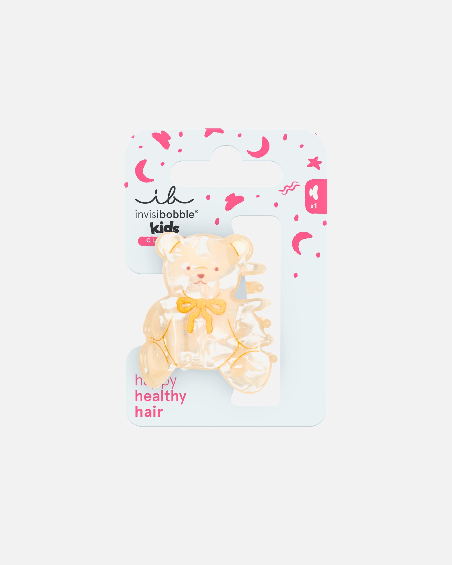 Accessoires pour les cheveux pour Unisexe Invisibobble Clipstar KIDS Teddy Tails 1 unité