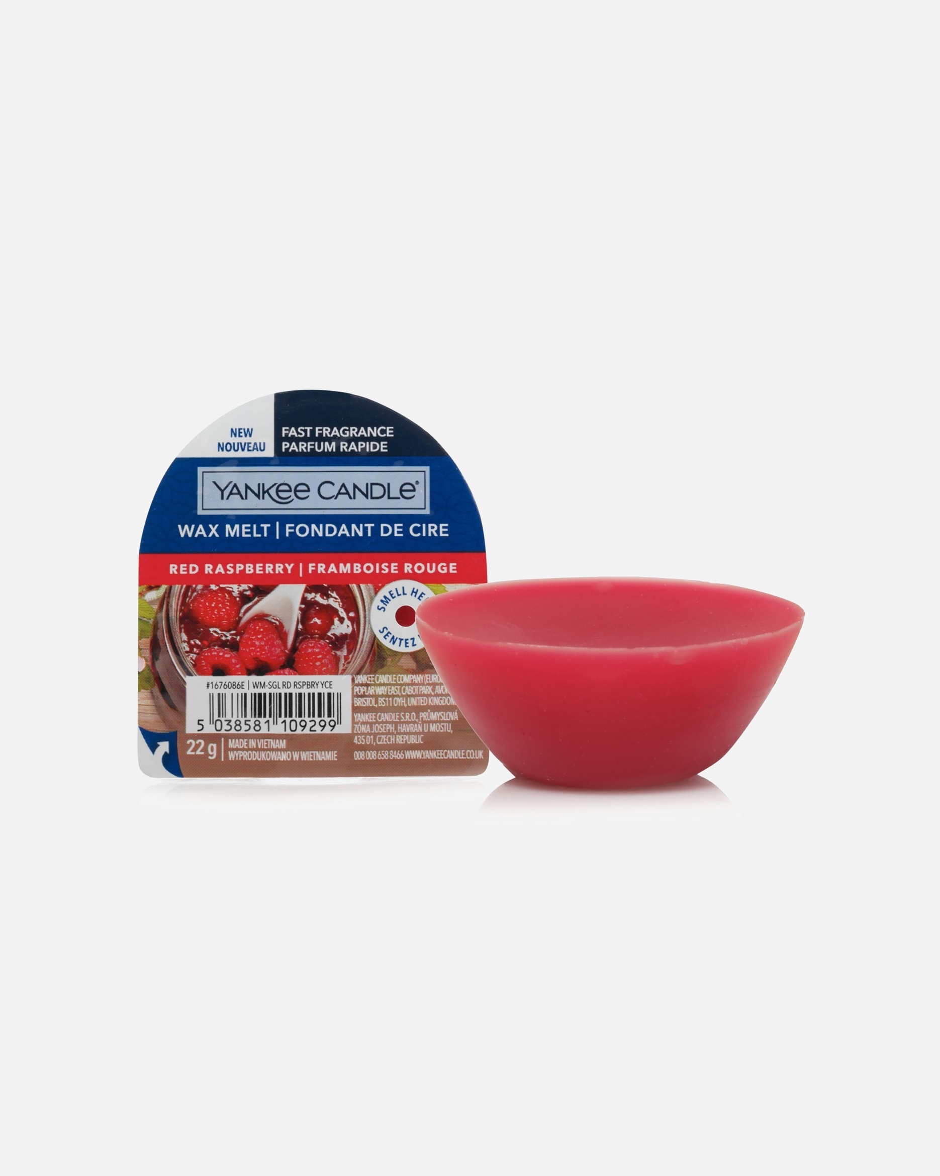 Bougie pour Unisexe YANKEE CANDLE Wax Melt 22 g - Red Raspberry