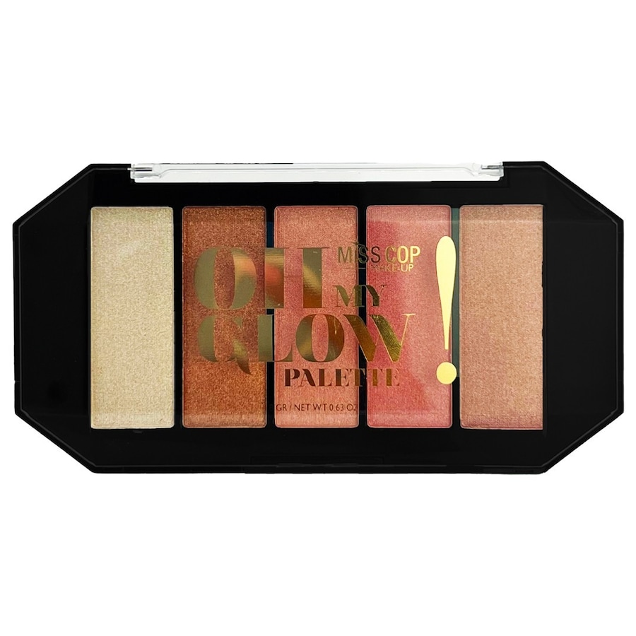 Miss Cop - Palette Oh My Glow Highlighter 18 g Or rose unisex