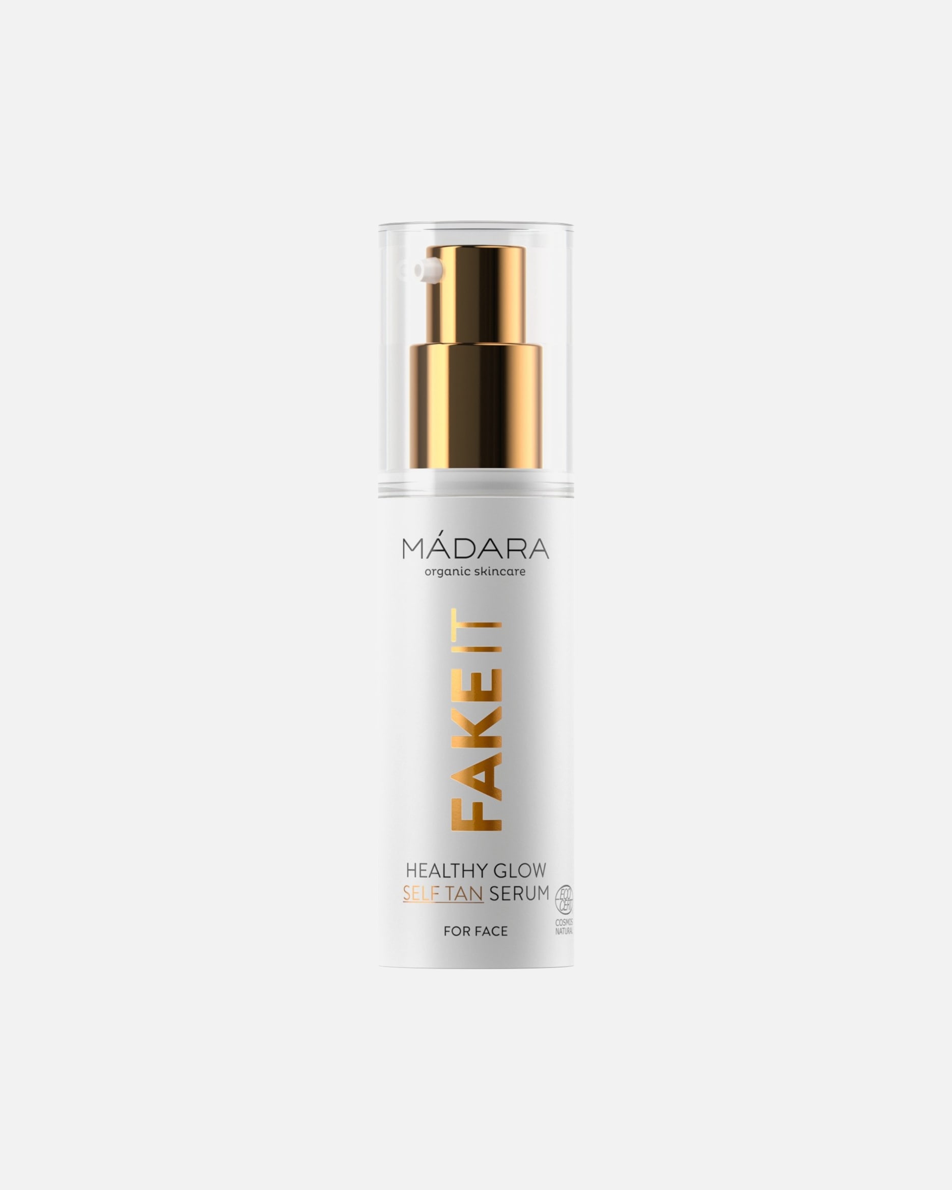 Auto-bronzant pour Unisexe MÁDARA FAKE IT Healthy Glow Sérum Autobronzant Pour Le Visage 30 ml