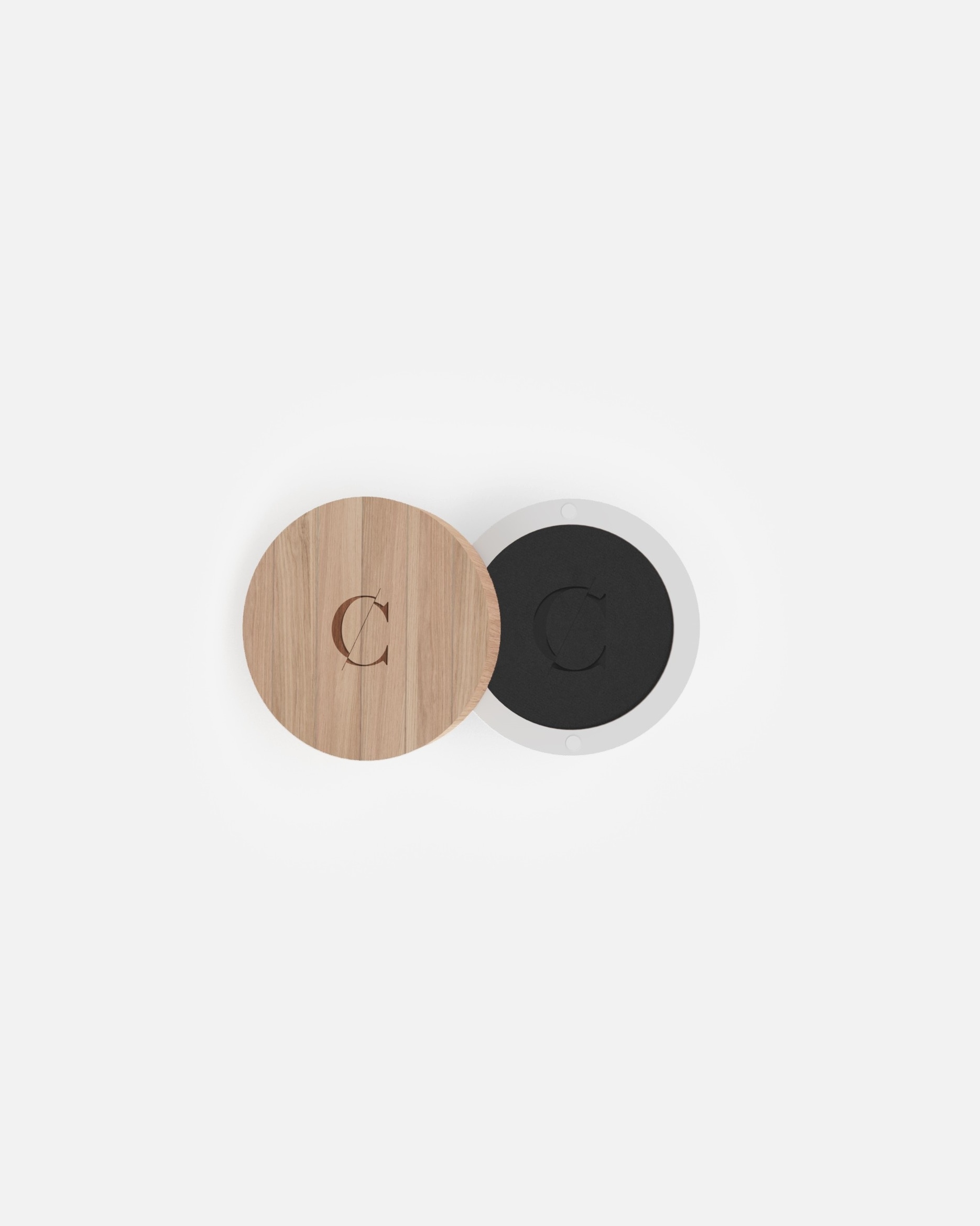 Ombre à paupières pour Unisexe COULEUR CARAMEL Rechargeable - Ombre à paupières mat 23 - Noir
