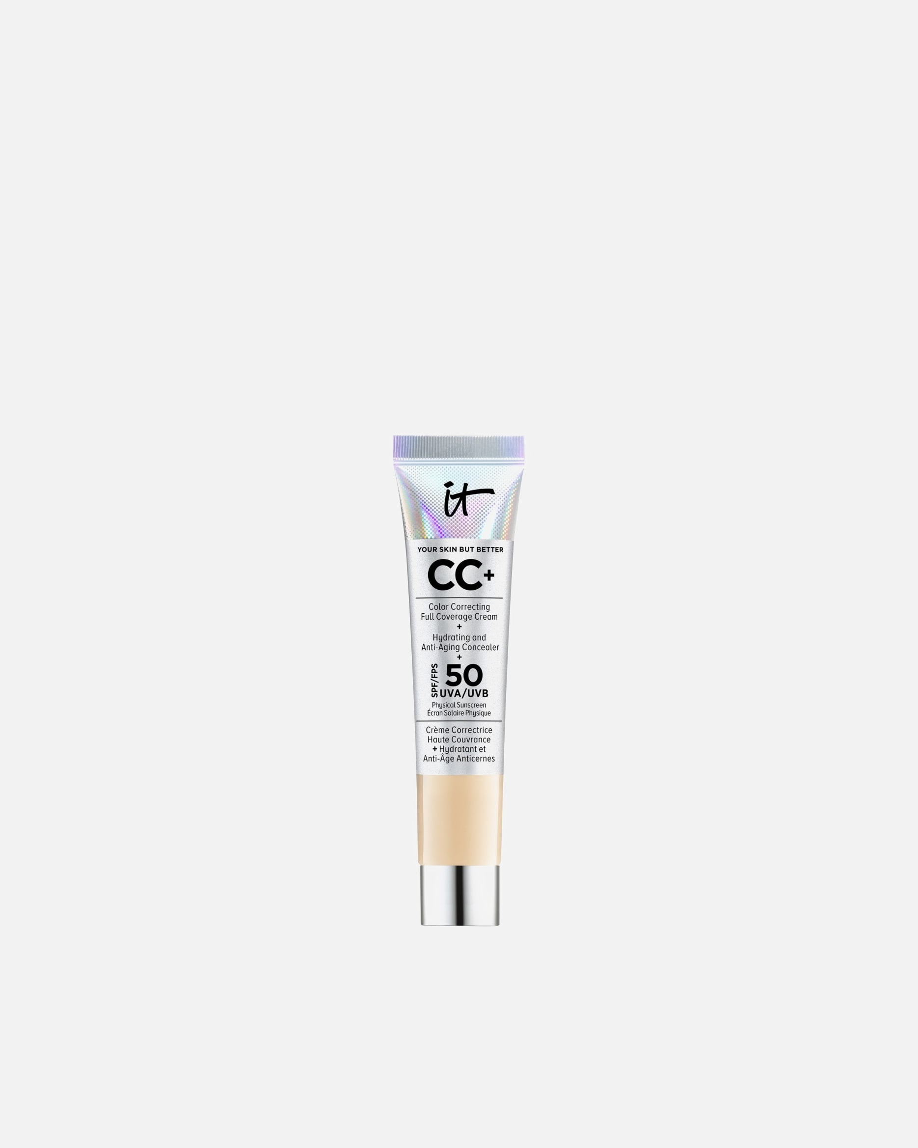 CC crème pour Unisexe IT Cosmetics Your Skin But Better CC+ Cream SPF 50+ LIGHT