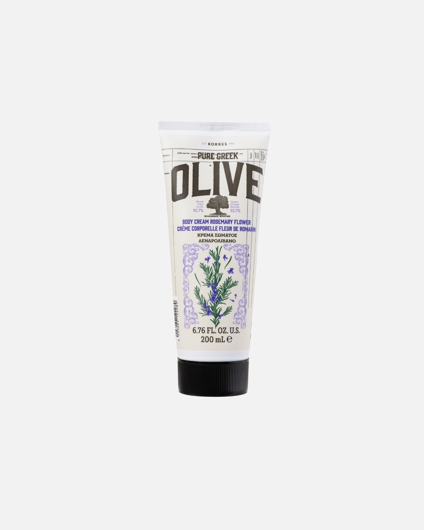 Lait pour le corps pour Unisexe KORRES OLIVE ROSEMARY FLOWER 200 ml