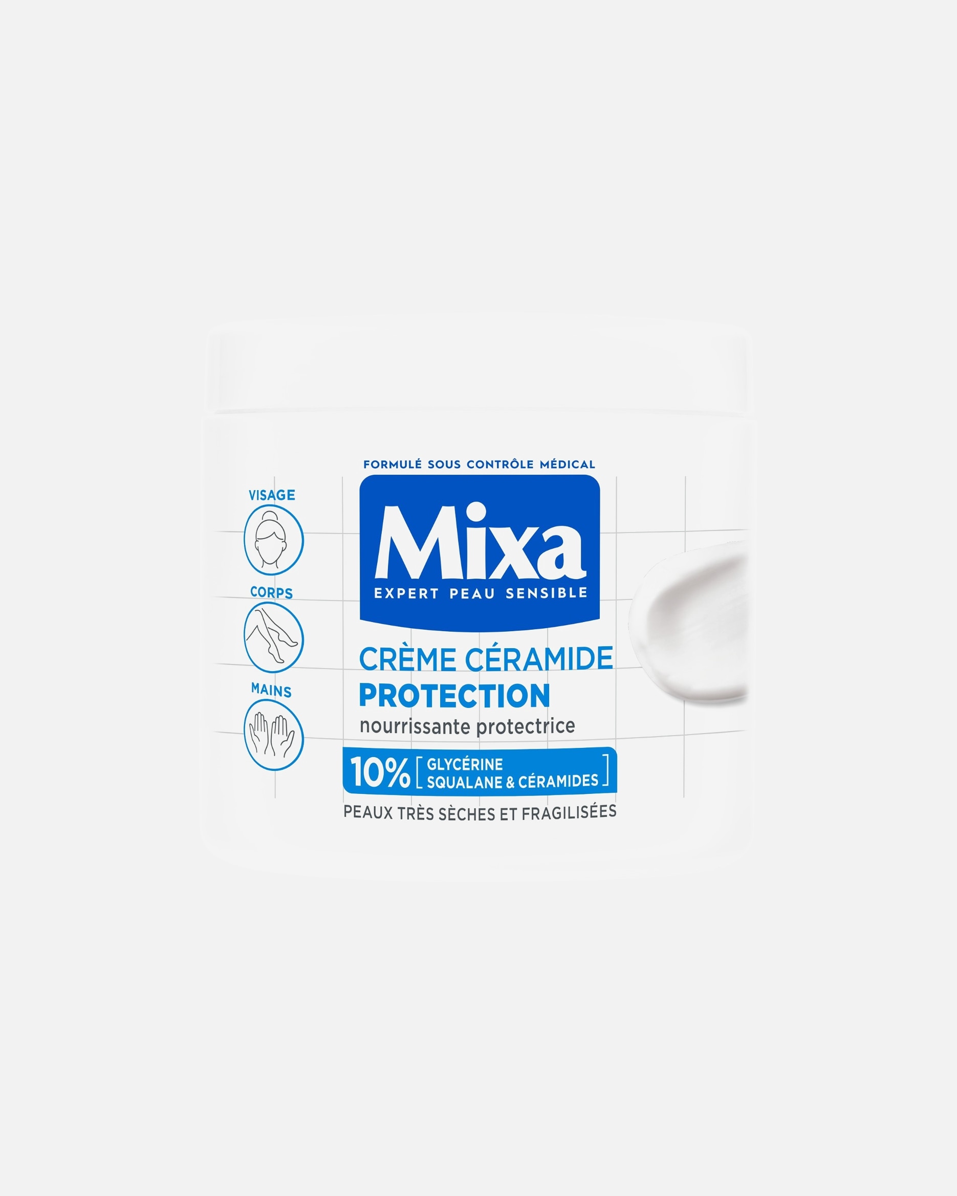 Crème pour le corps pour Unisexe Mixa Ceramide Protection 400 ml