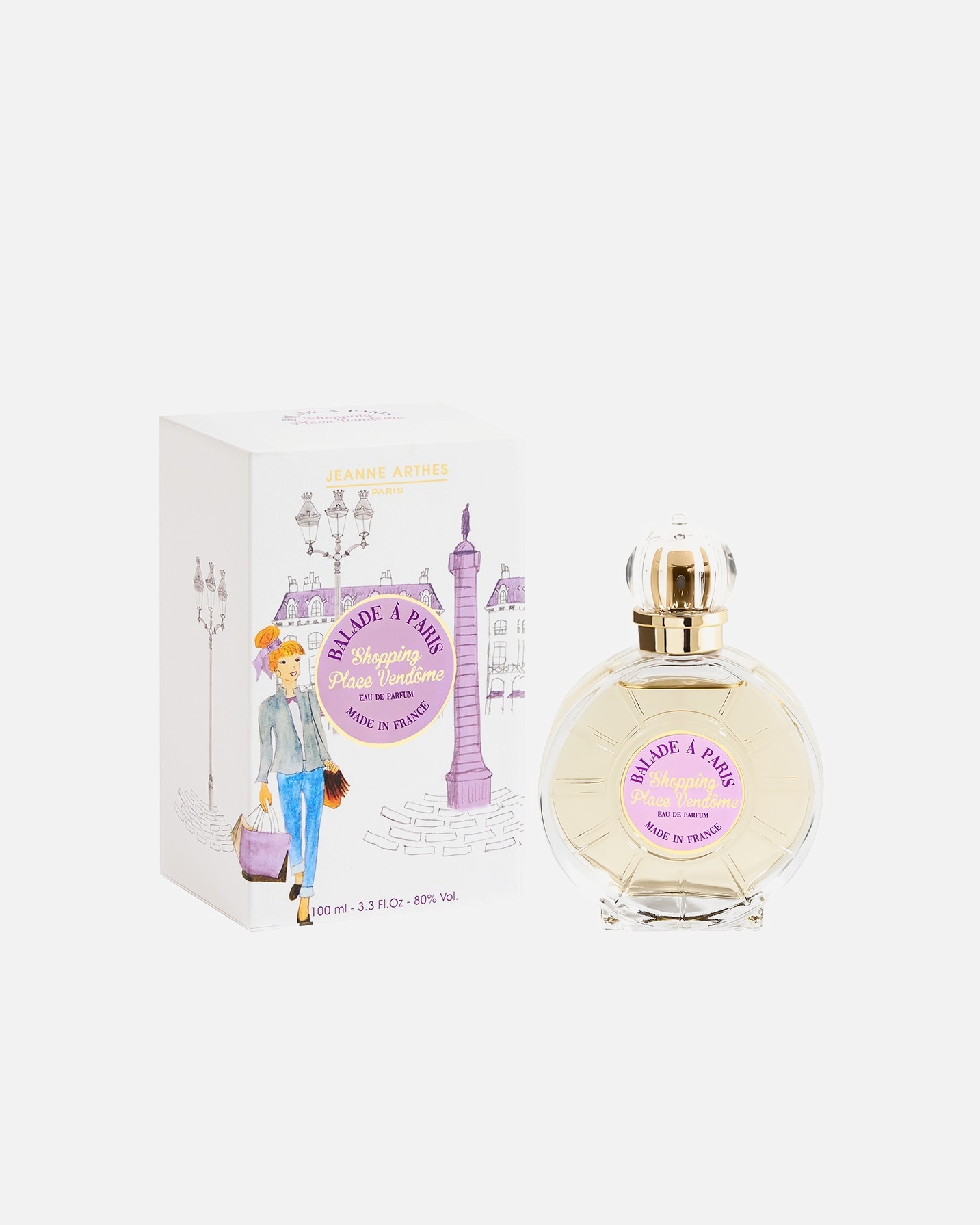 Eau de parfum pour Femme Jeanne Arthes French Way of Life Balade à Paris - Shopping Place Vendome 100 ml