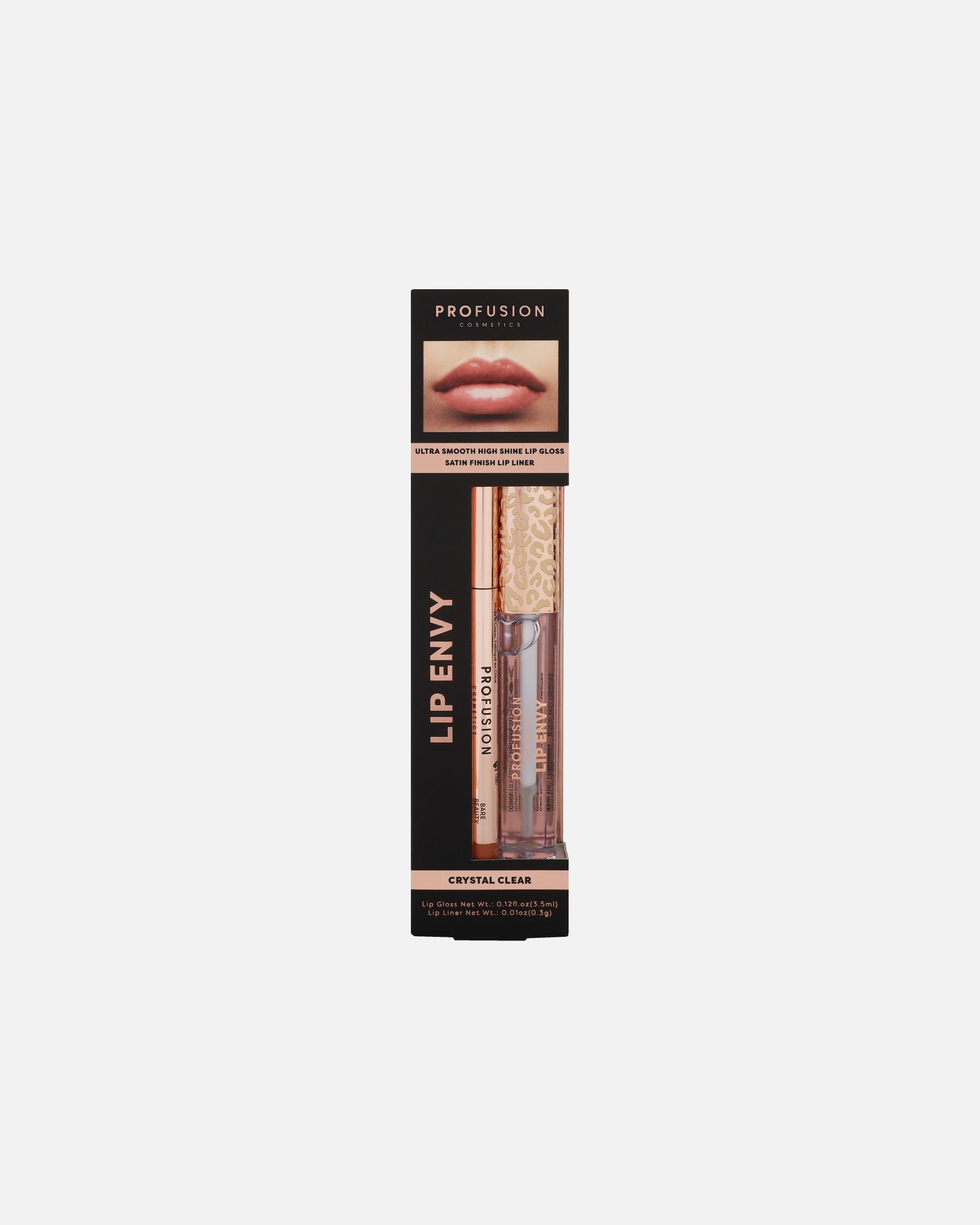 Coffret de maquillage pour les lèvres pour Unisexe Profusion Lip Envy Gloss and Lip Liner Duo Crystal Clear