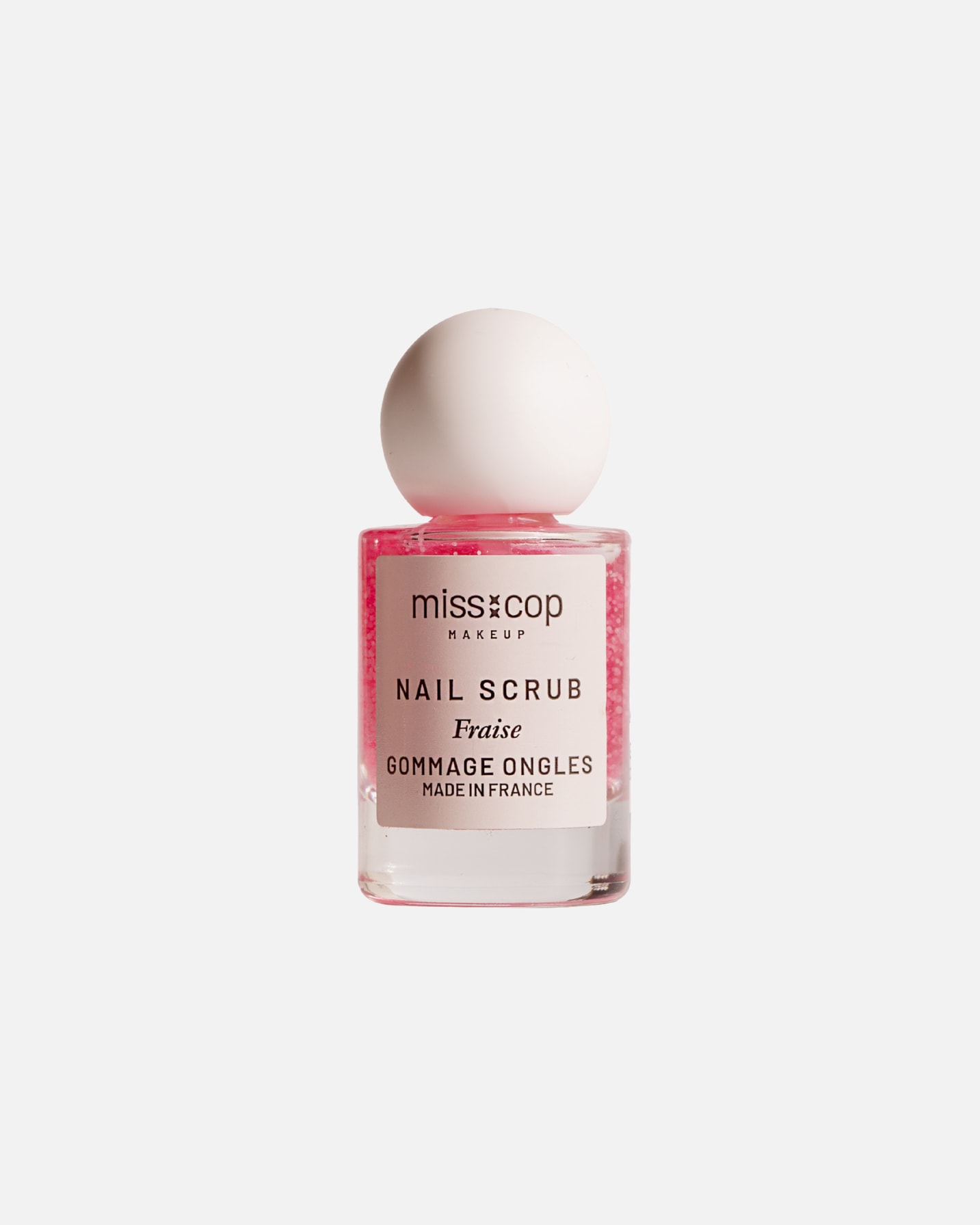 Vernis pour Unisexe Miss Cop SCRUB NAILS Stawberry