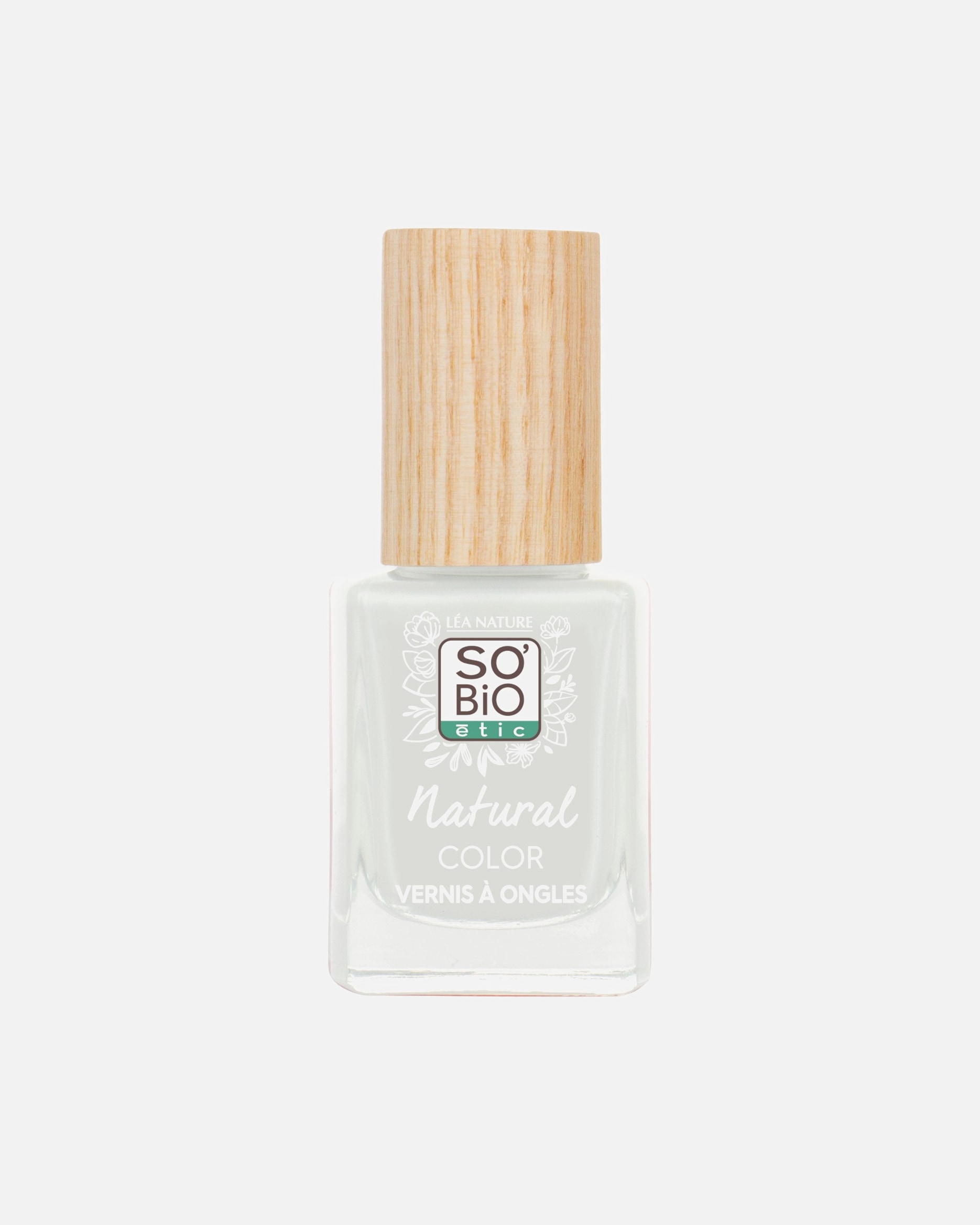 Vernis pour Unisexe SO BiO étic Natural Color Vernis à ongles, Natural Color - 80 Blan c french
