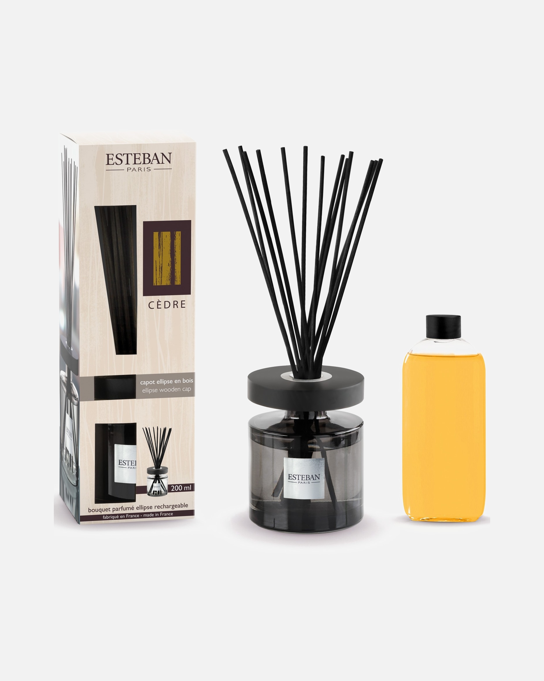 Parfum d'ambiance pour Unisexe Esteban BOUQUET PARFUMÉ ELLIPSE CEDRE 200 ml