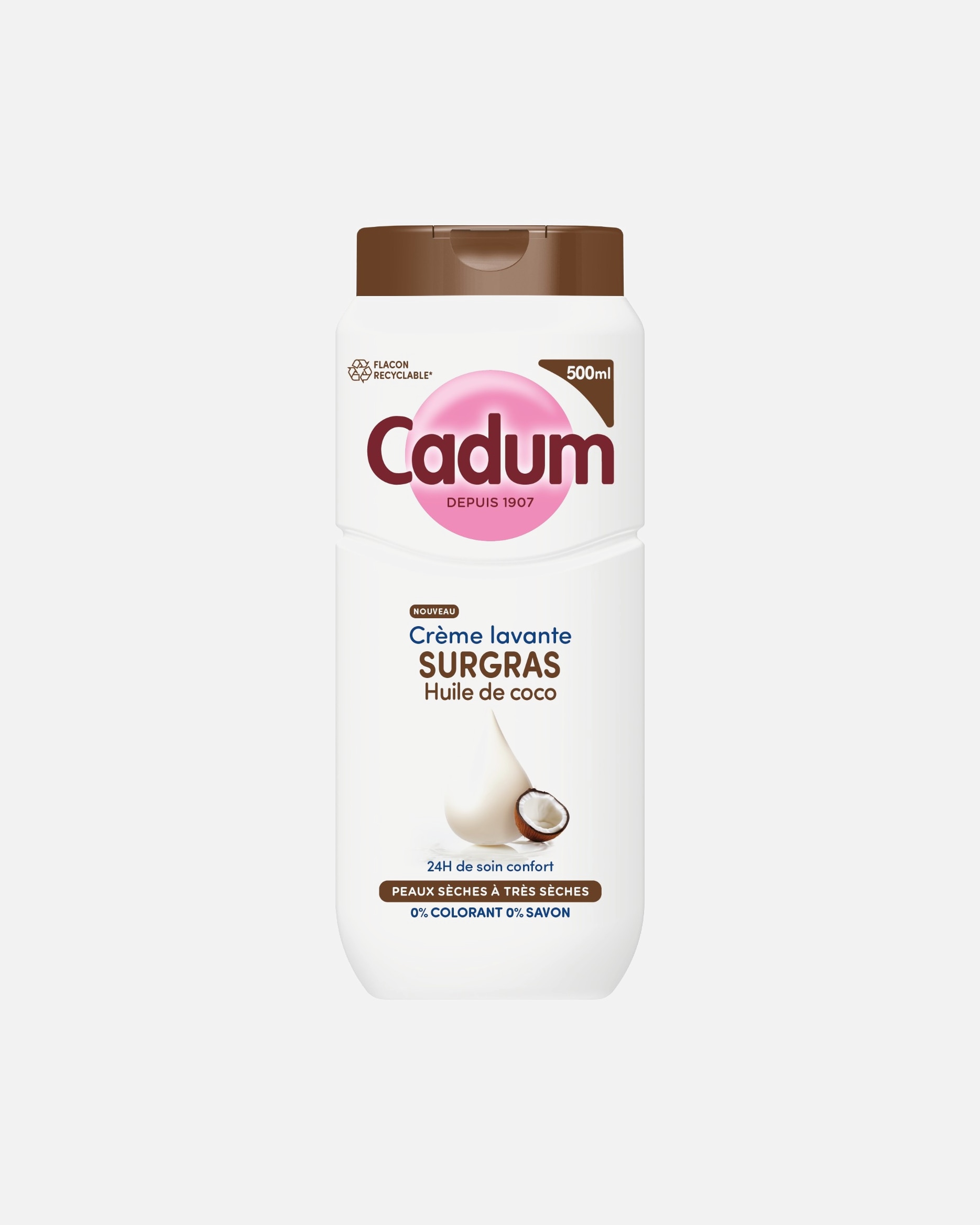 Gel douche pour Unisexe Cadum Huile de coco 500 ml