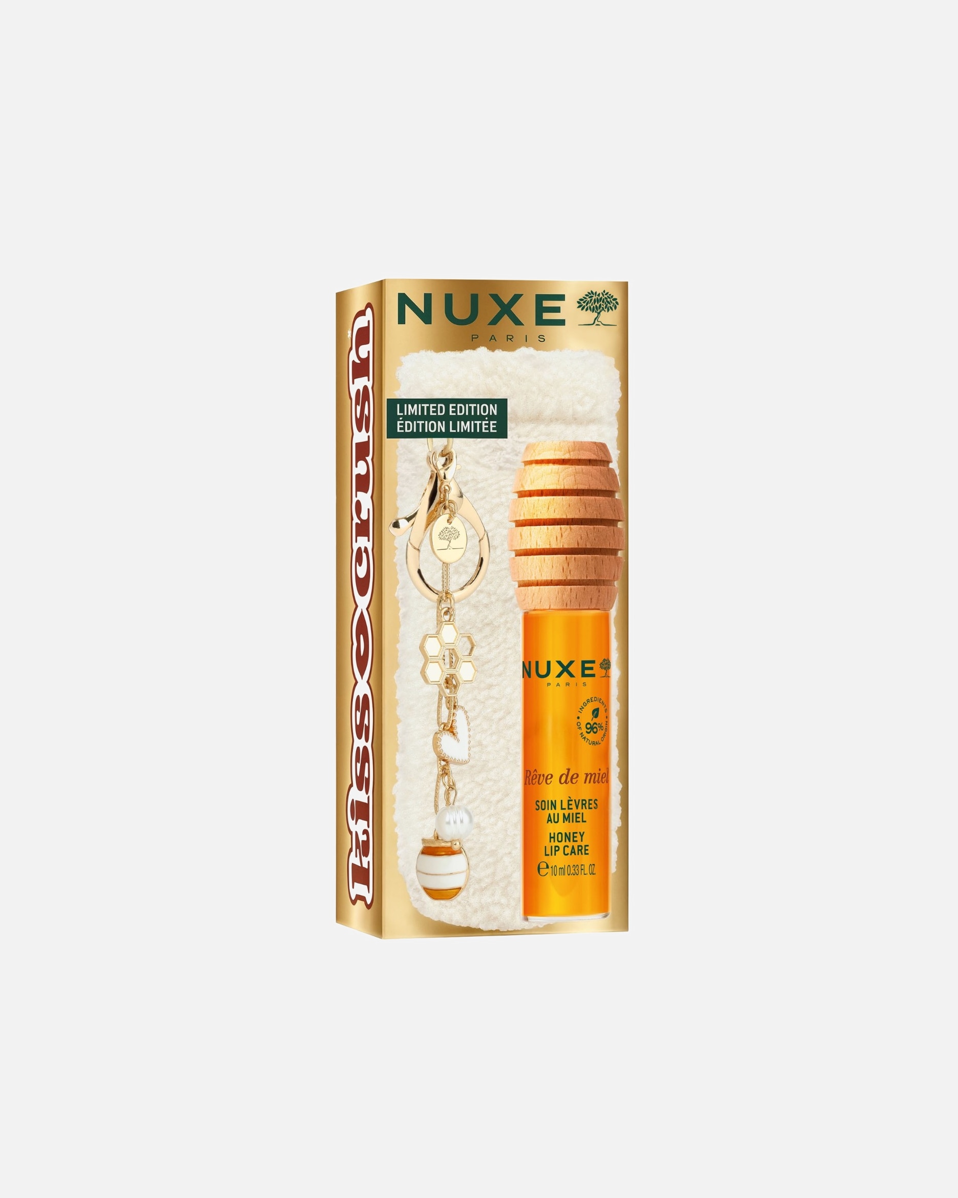 Coffret soin visage pour Unisexe NUXE Reve De Miel® Soin Lèvres au Miel avec étui & charms 10 ml
