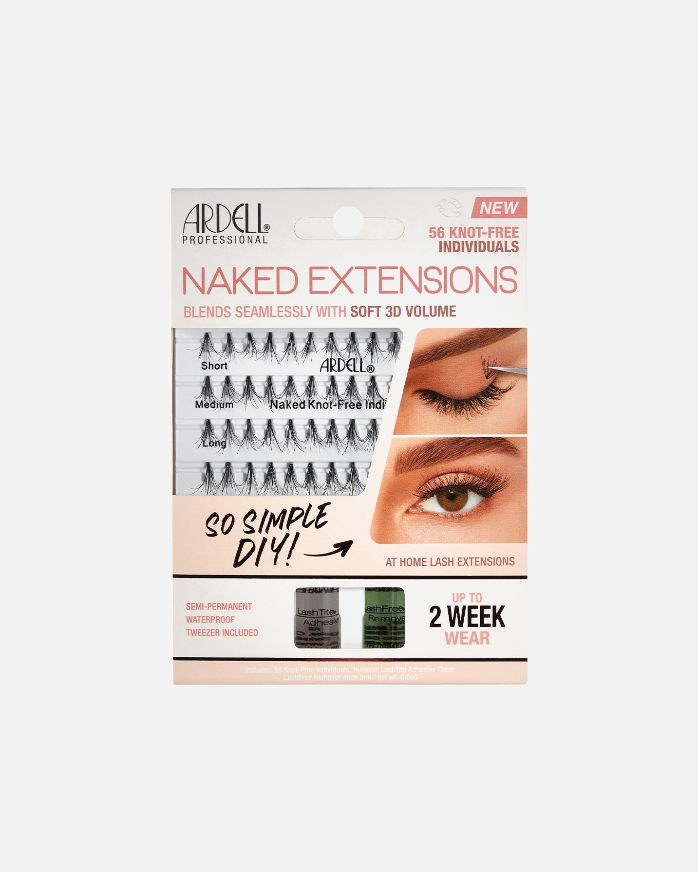 Faux-cils pour Unisexe Ardell Naked Lashes Extensions Kit Extensions Kit