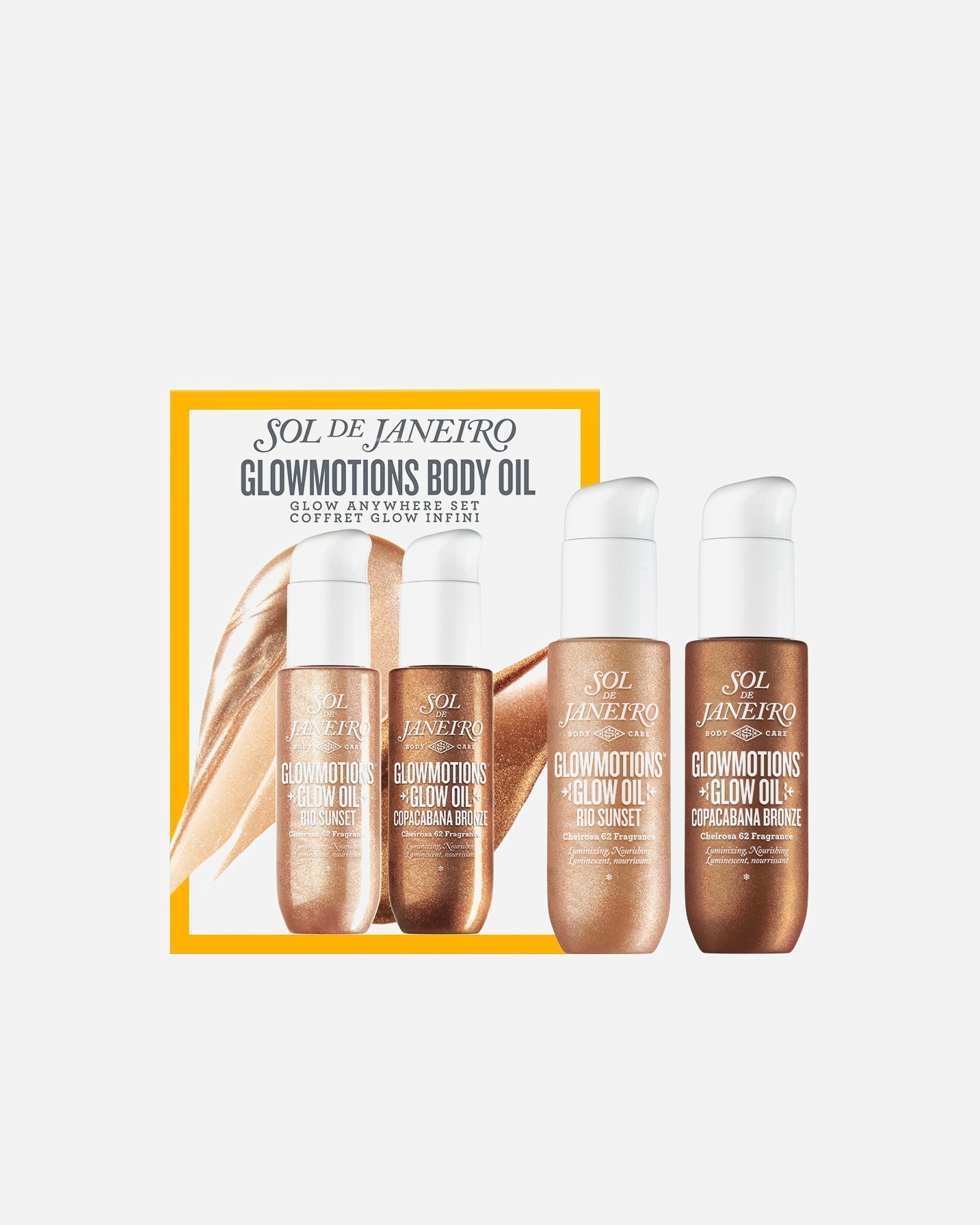 Huile pour le corps pour Unisexe Sol de Janeiro Glowmotions 1 unité