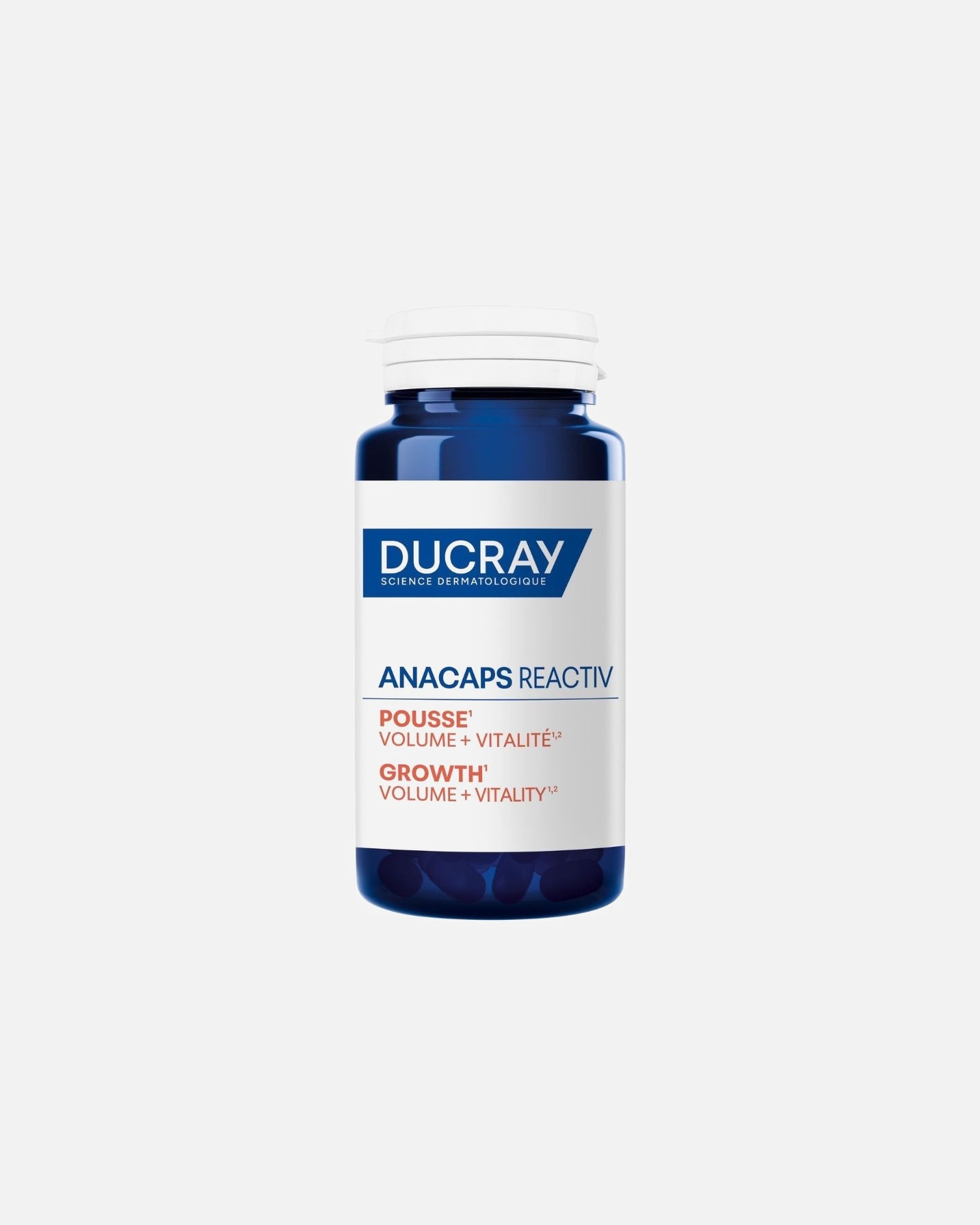 Complément alimentaire cheveux pour Unisexe Ducray Anacaps Reactiv Pousse cure 3 mois 1 unité