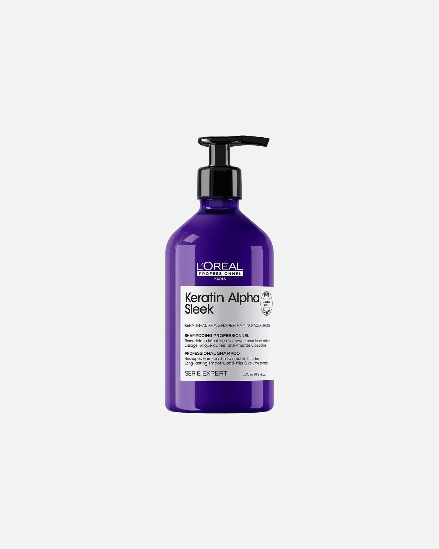 Shampooing pour Unisexe L´Oréal Professionnel Paris Serie Expert Keratin Alpha Sleek 500 ml
