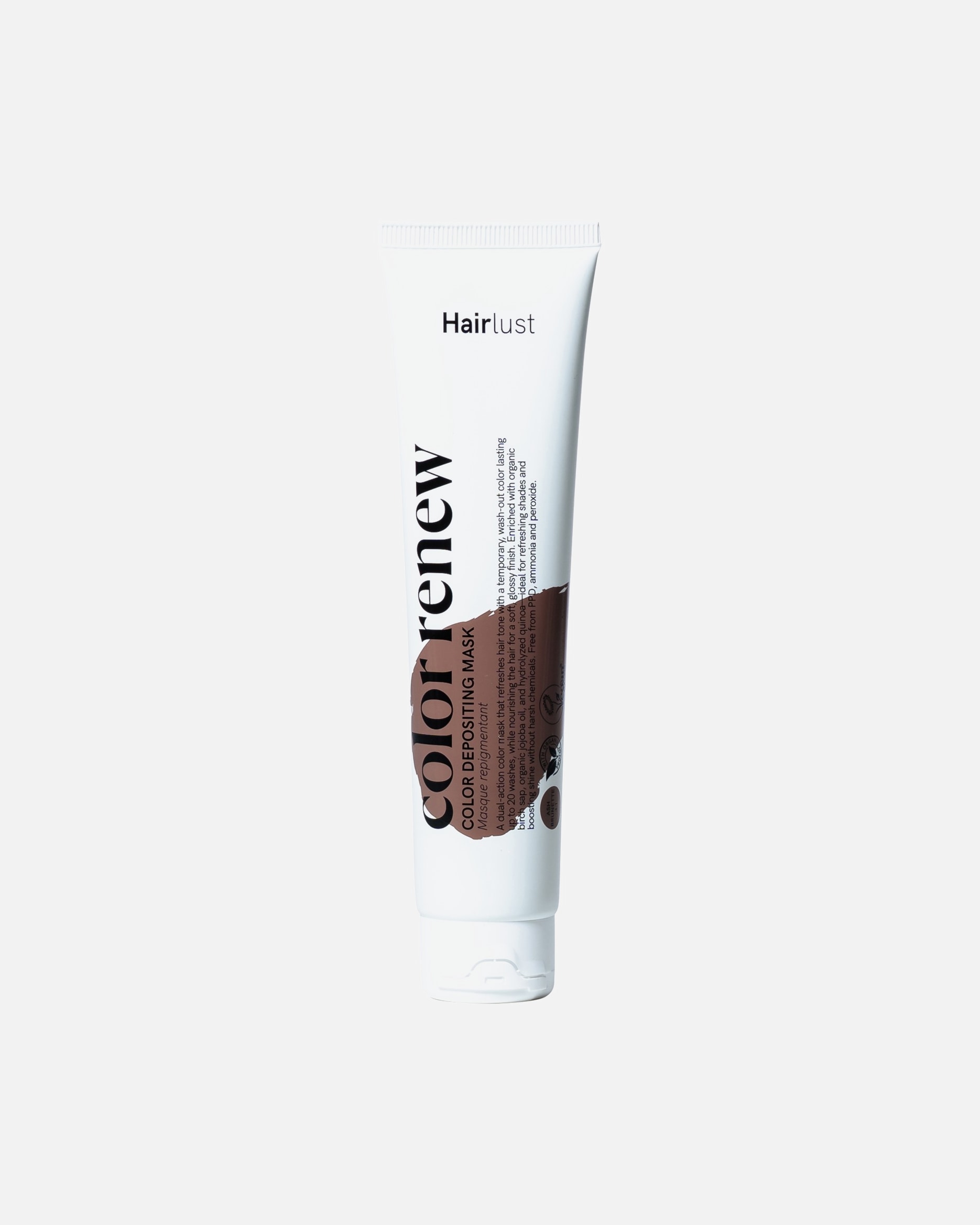 Coloration cheveux pour Unisexe Hairlust Color Renew Depositing Mask 04,1 Ash Brunette