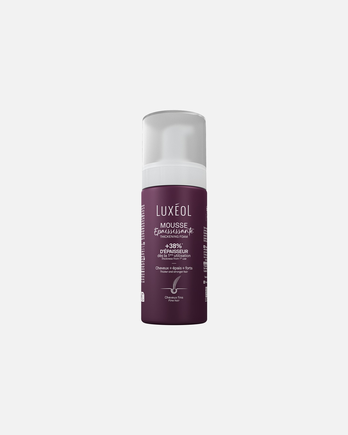 Soin sans rinçage pour Unisexe Luxéol Mousse Épaississante 150 ml