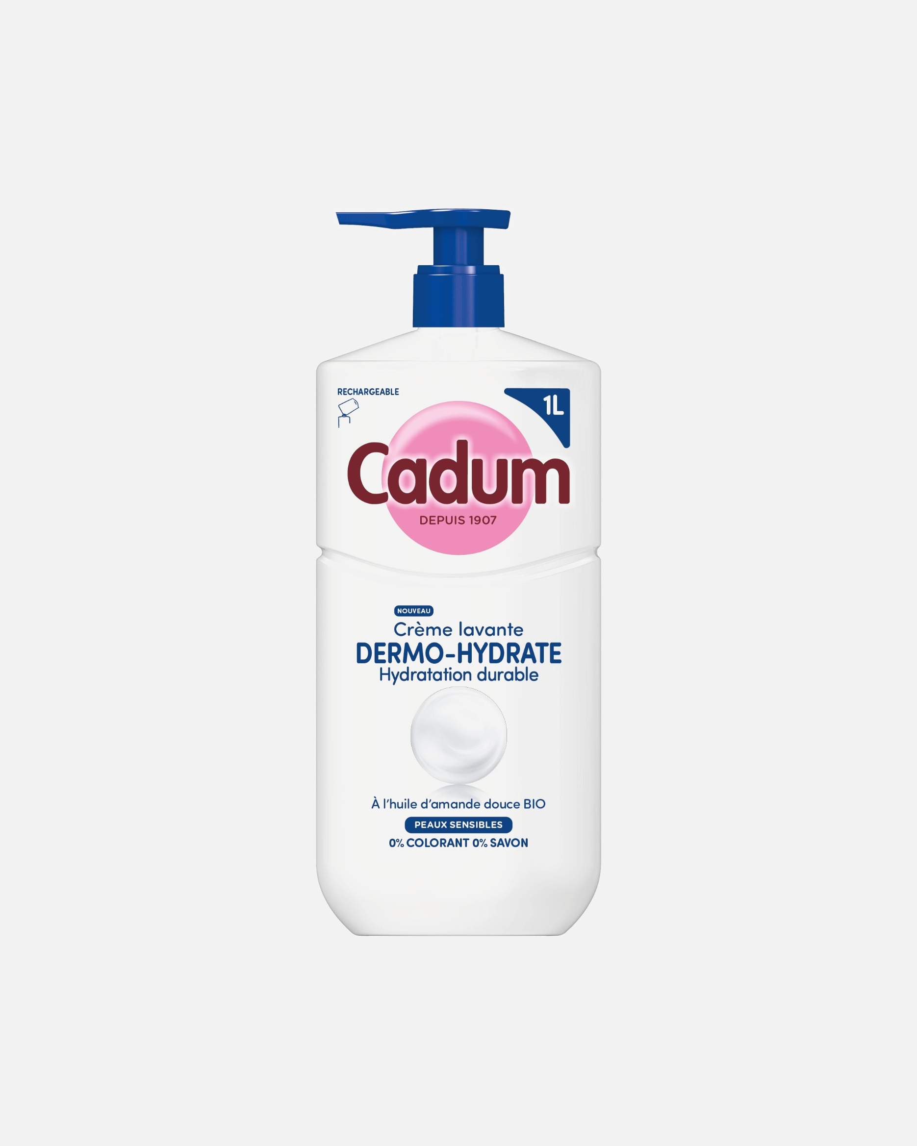 Gel douche pour Unisexe Cadum Dermo-hydrate - Recharge Peaux sensibles 1000 ml