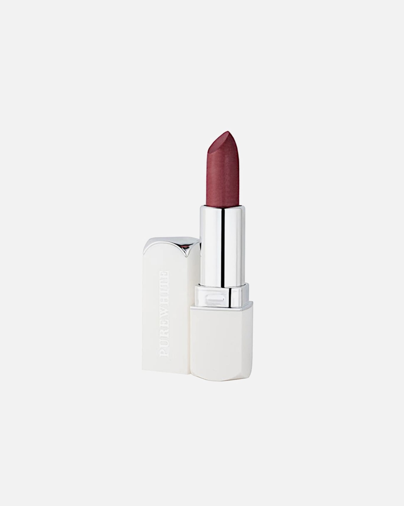 Encre à lèvres pour Unisexe Pure White Cosmetics Rouge à lèvres crème satinée DEEP PLUM