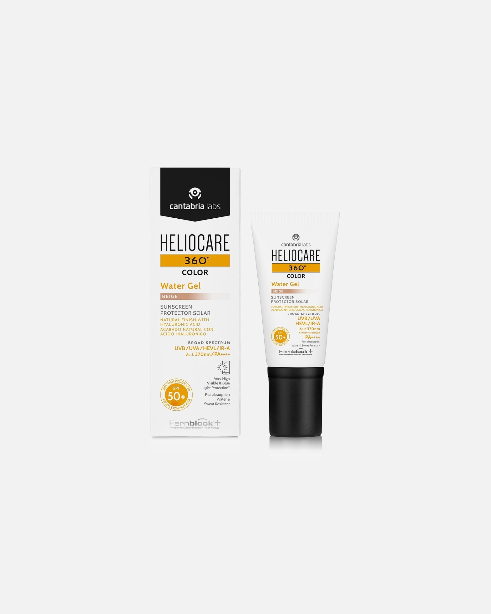 Crème solaire pour Unisexe HELIOCARE 360º Color Water Gel SPF50+ Beige