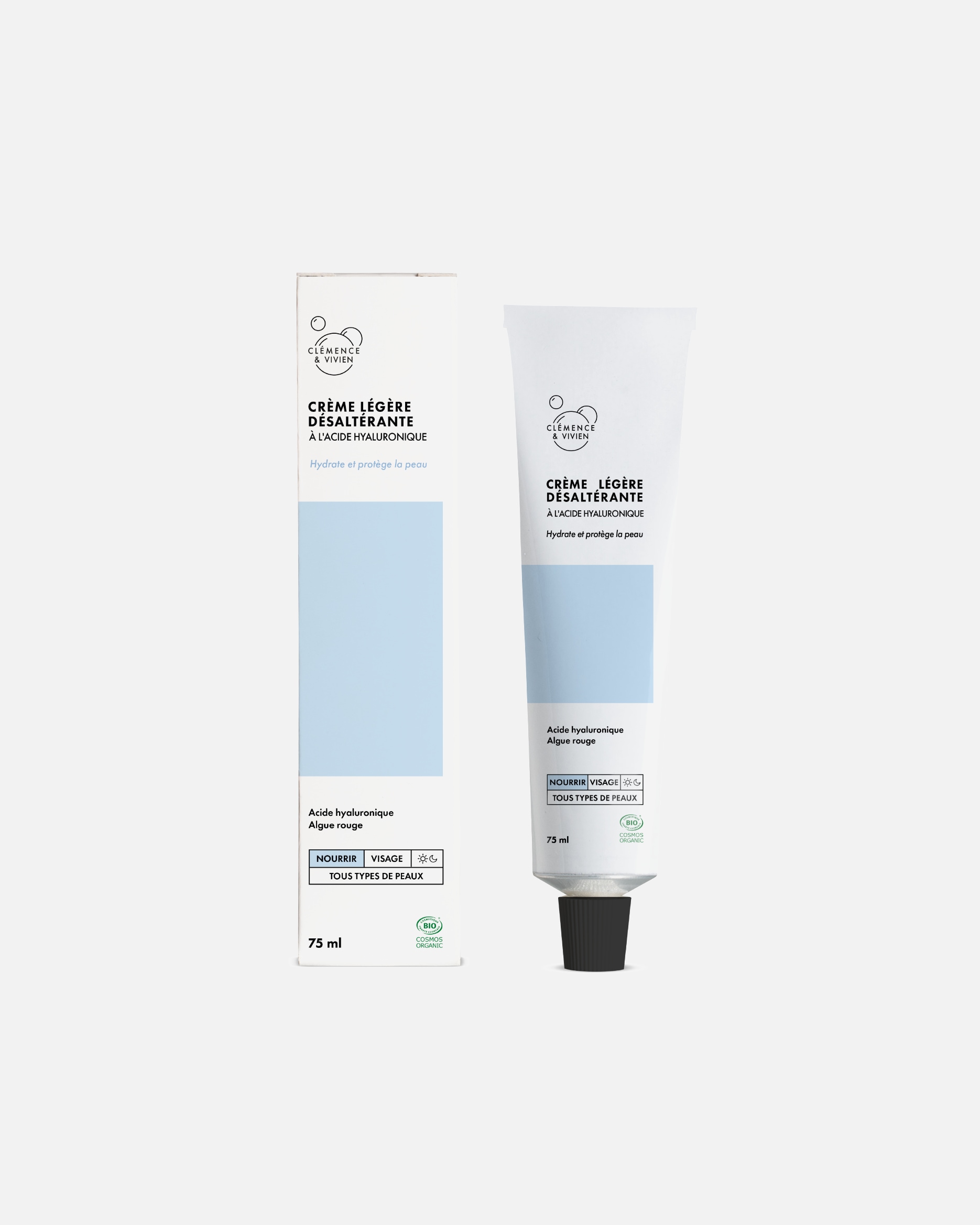 Crème visage pour Unisexe Clémence & Vivien CREME LEGERE DESALTERANTE 75 ml