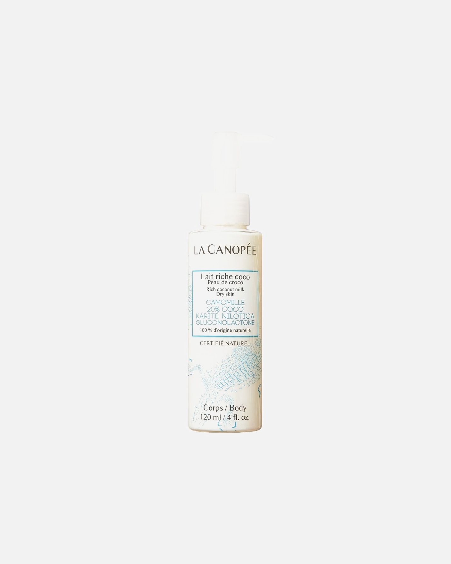 Lait pour le corps pour Unisexe La Canopée Lait riche coco 120 ml