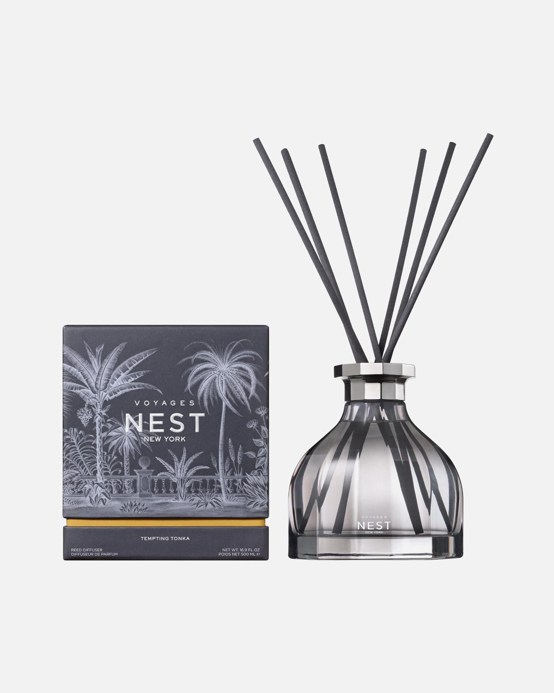 Parfum d'ambiance pour Unisexe NEST NEW YORK Default Brand Line Voyages Tempting Tonka Reed Diffuser 500 ml