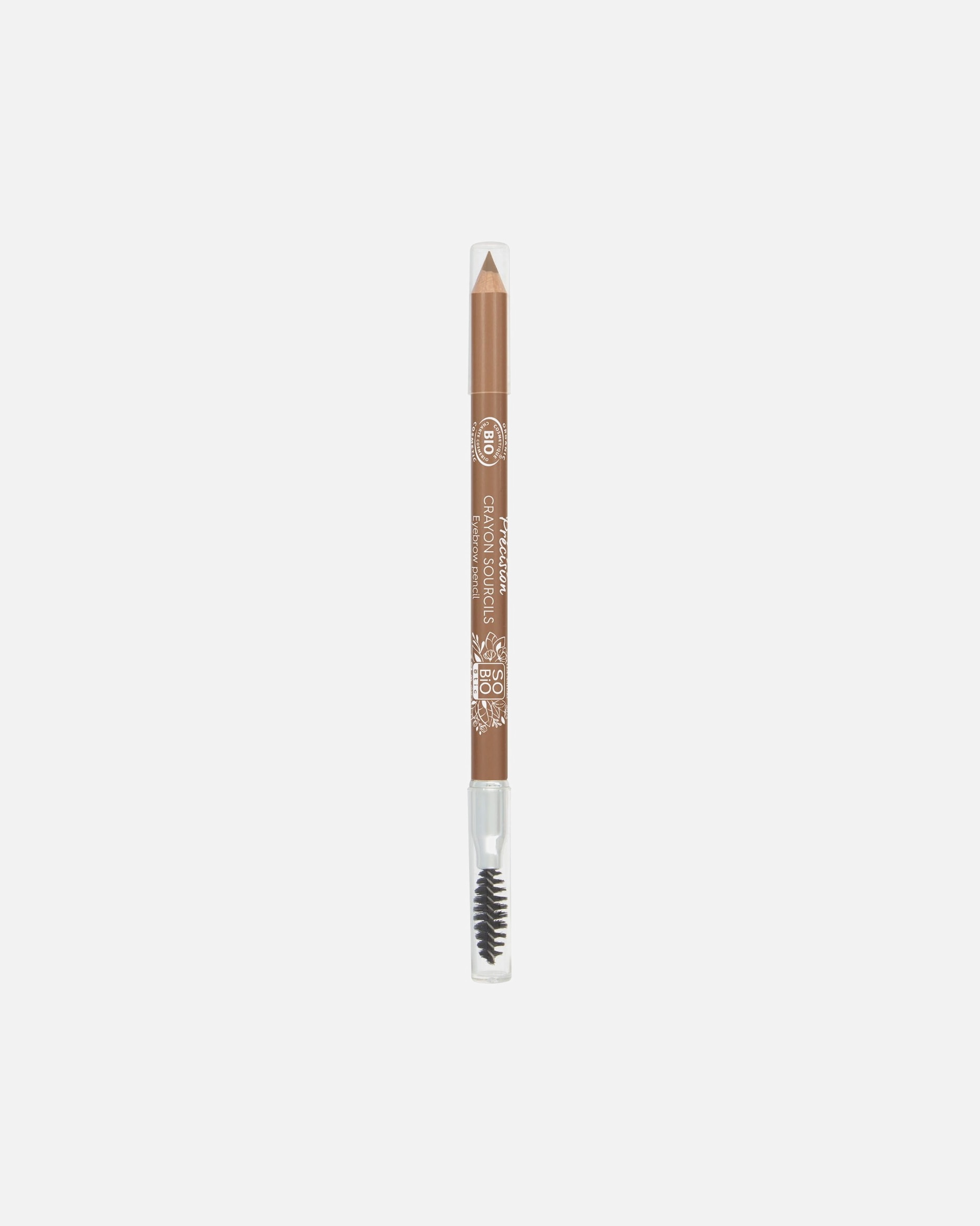 Crayon à sourcils pour Unisexe SO BiO étic Crayon sourcils, Précision 01 Châtain clair