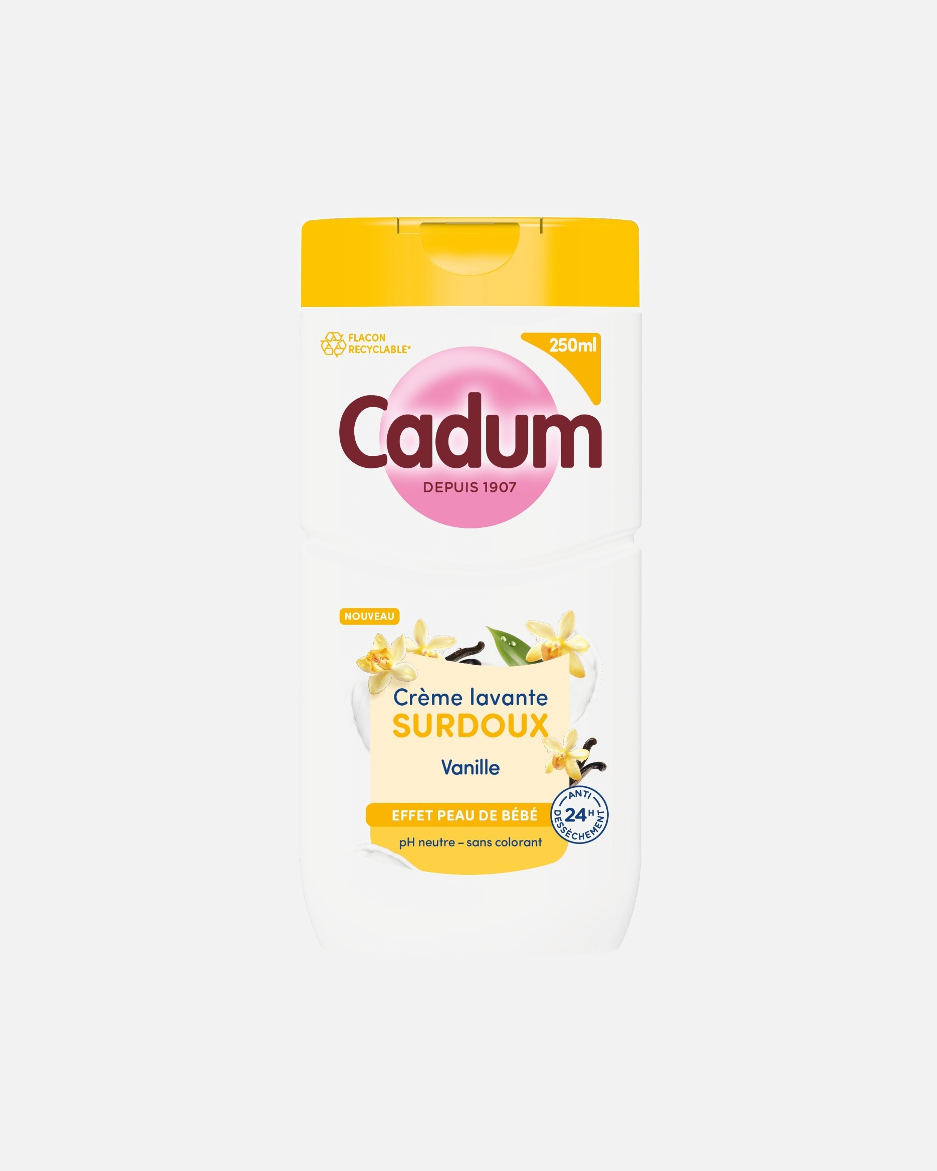 Gel douche pour Unisexe Cadum Surdoux Vanille 250 ml