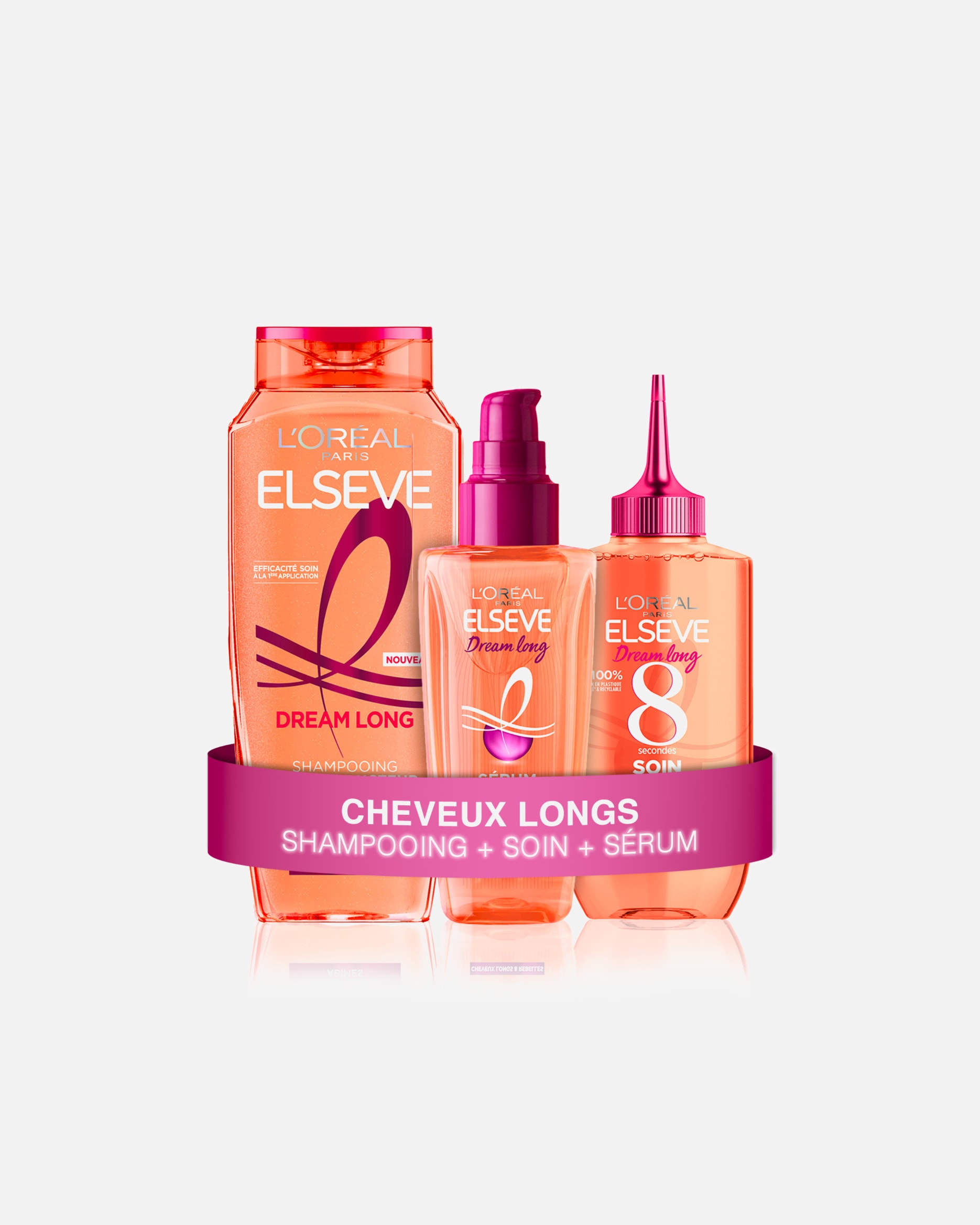 Coffret soin cheveux pour Unisexe L’Oréal Paris Elseve Dream Long Routine Capillaire 1 unité