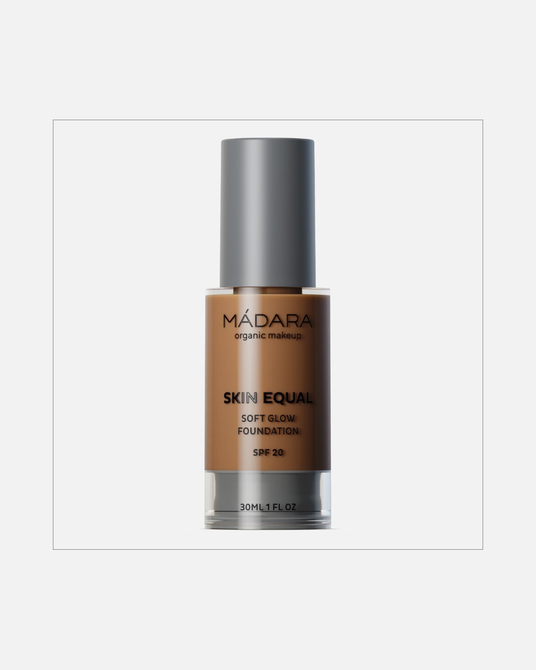 Base de teint pour Femme MÁDARA Make Up Skin Equal Soft Glow SPF20 #80 FUDGE
