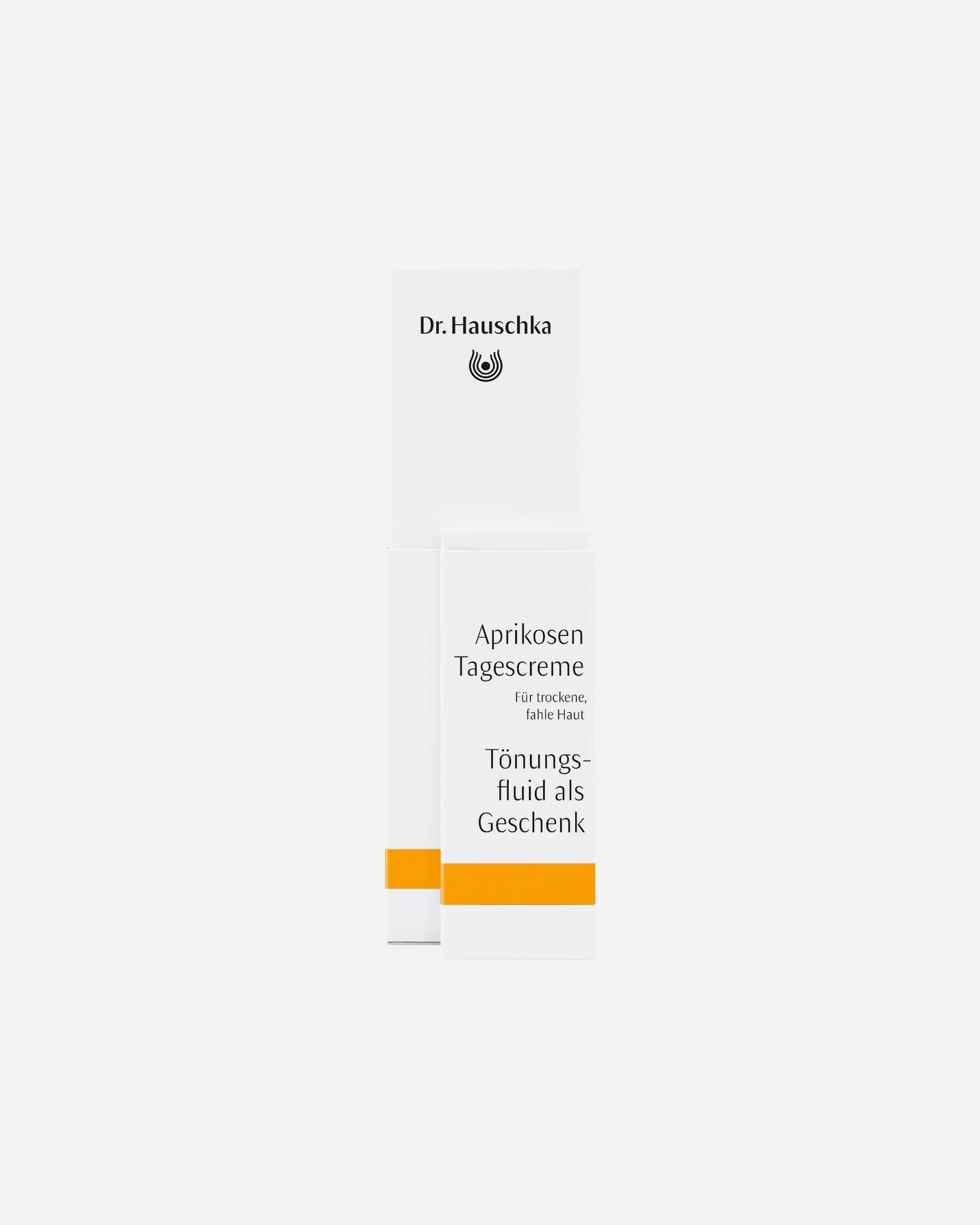 Crème visage pour Unisexe Dr. Hauschka OnPack Crème de jour à l'abricot + Fluide teintant 32.5 ml