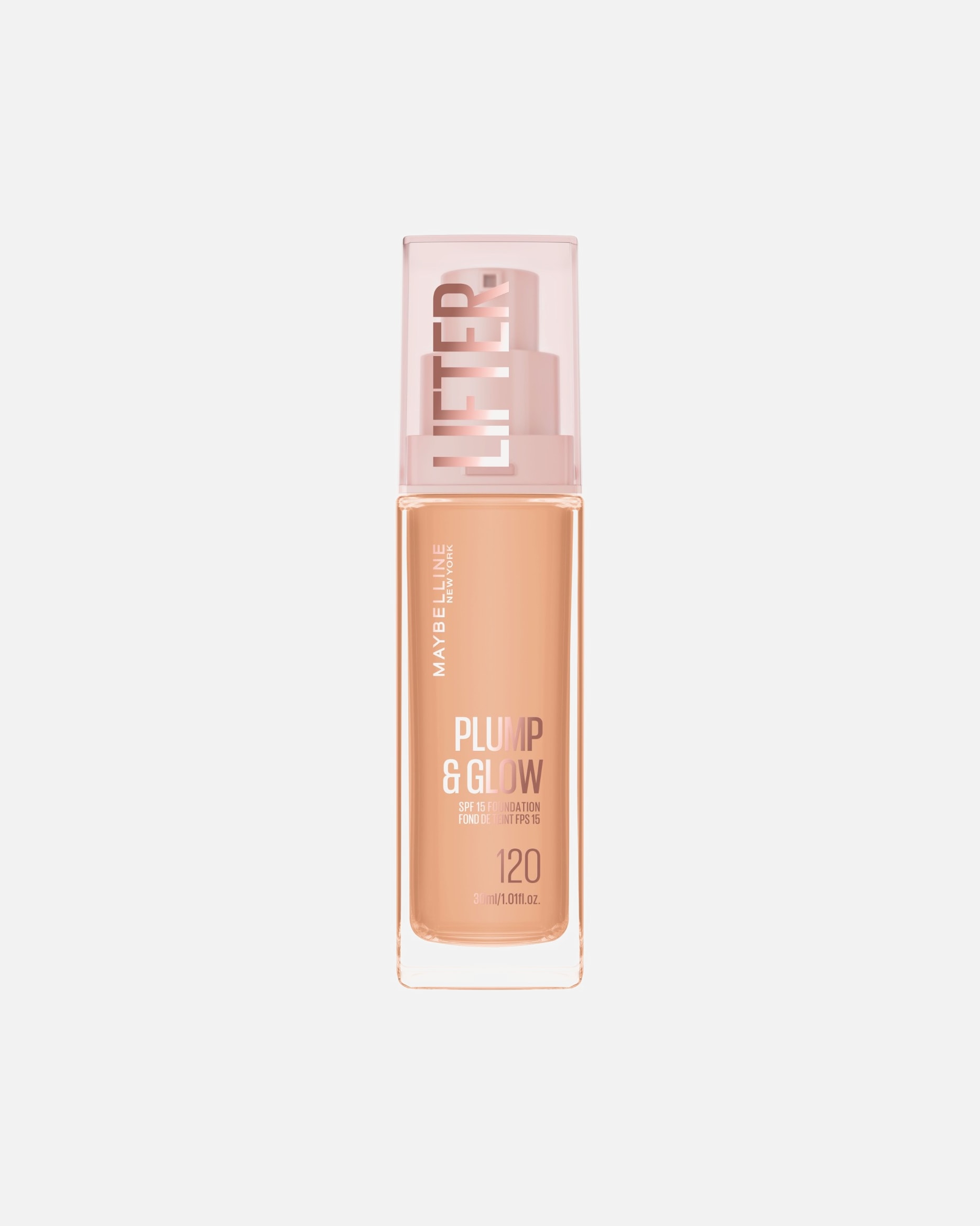 Fond de teint pour Unisexe Maybelline Lifter Plump & Glow 120