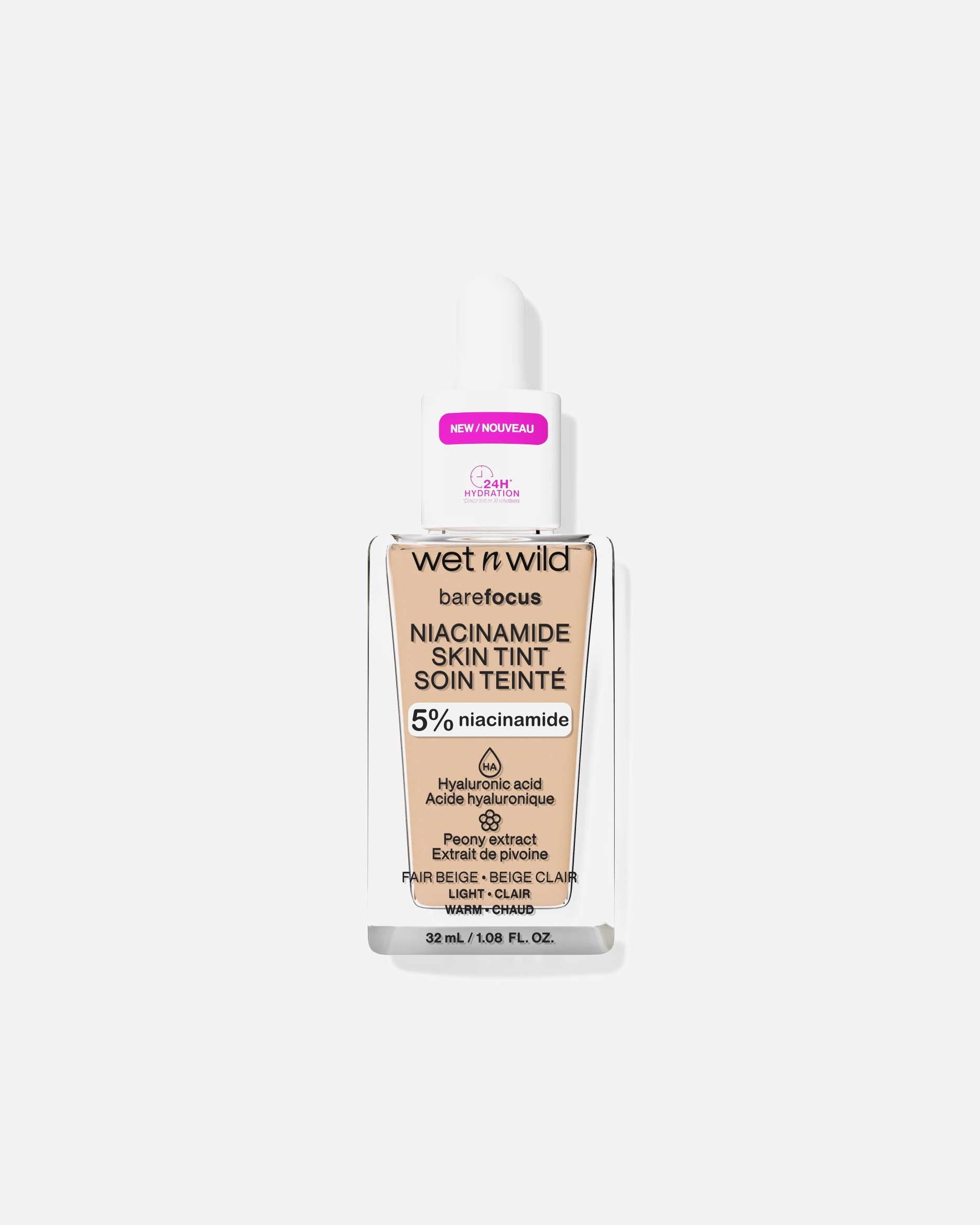 Fond de teint pour Unisexe wet n wild Niacinamide Skin Tint FAIR BEIGE