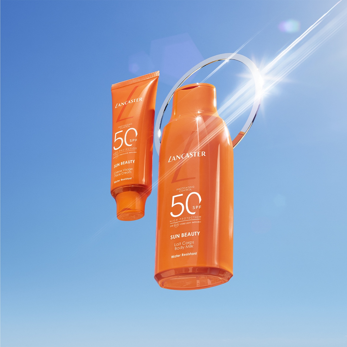 Sun Beauty SPF50 : très haute protection, hydratation et bronzage doré plus rapide, sans traces ni effet gras