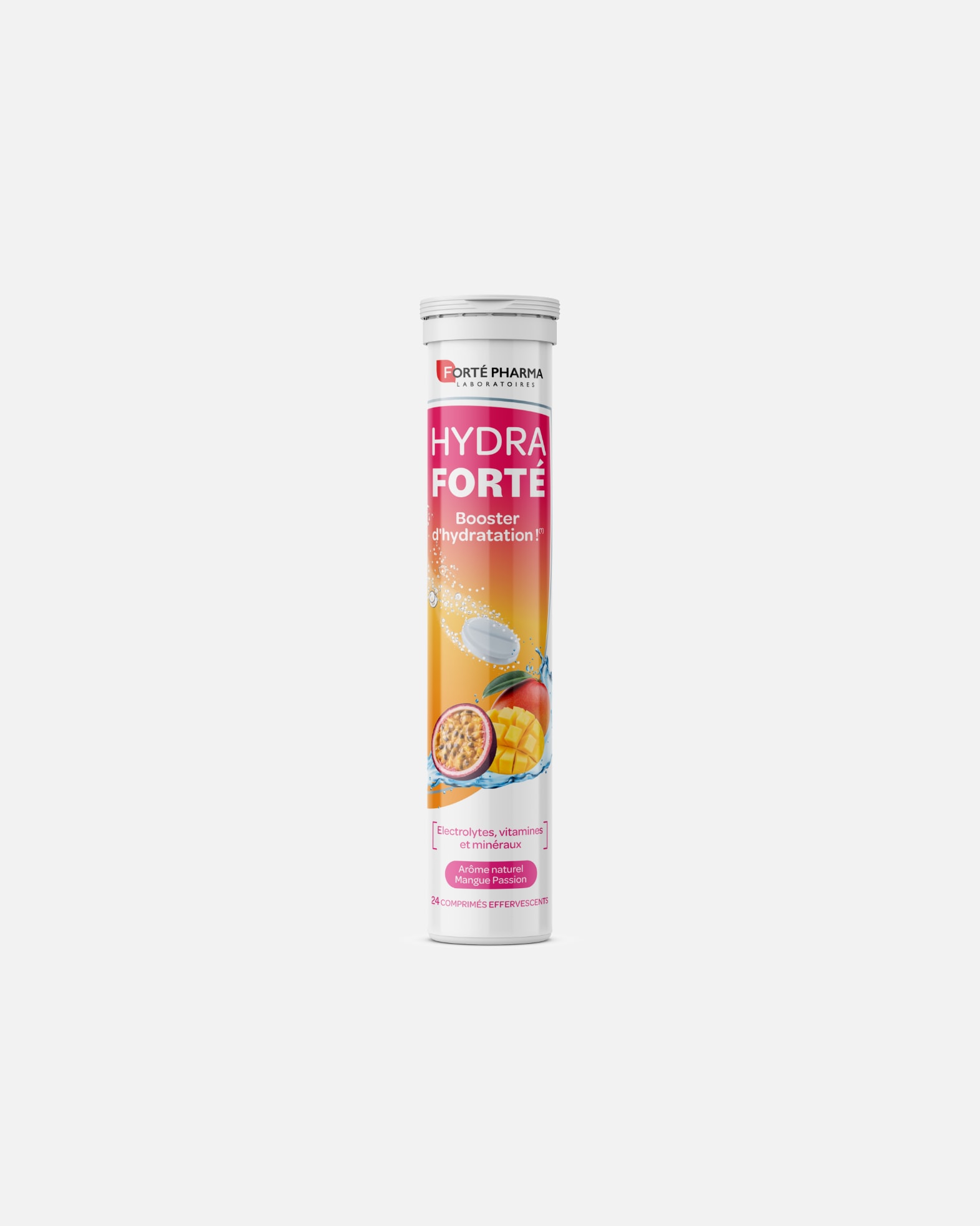 Complément alimentaire pour Unisexe FORTÉ PHARMA Default Brand Line Hydra Forté Mangue Passion - 24 pastilles effervescentes 24 pastilles