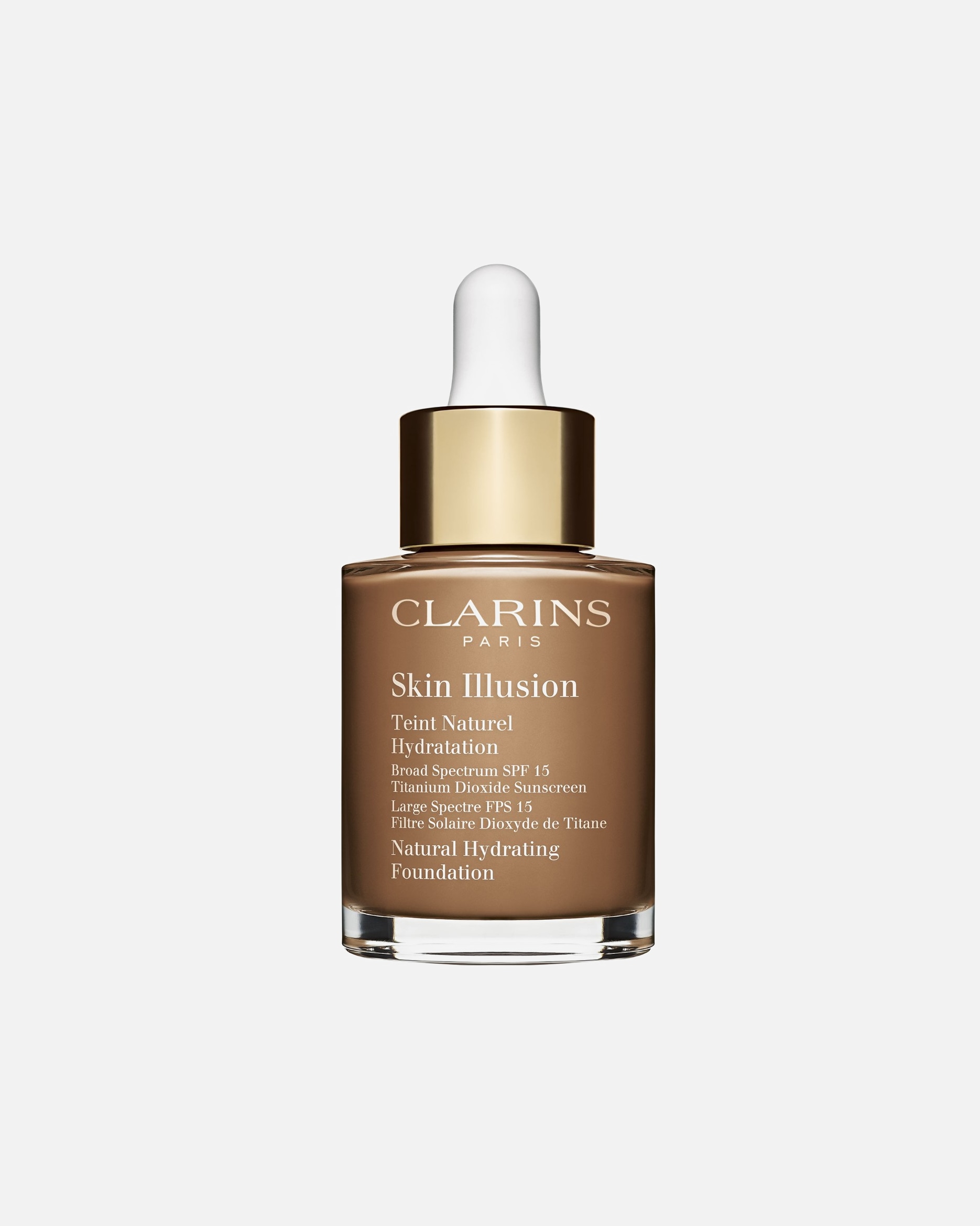 Fond de teint pour Unisexe Clarins Skin Illusion Skin Illusion SPF 15 115 - Cognac