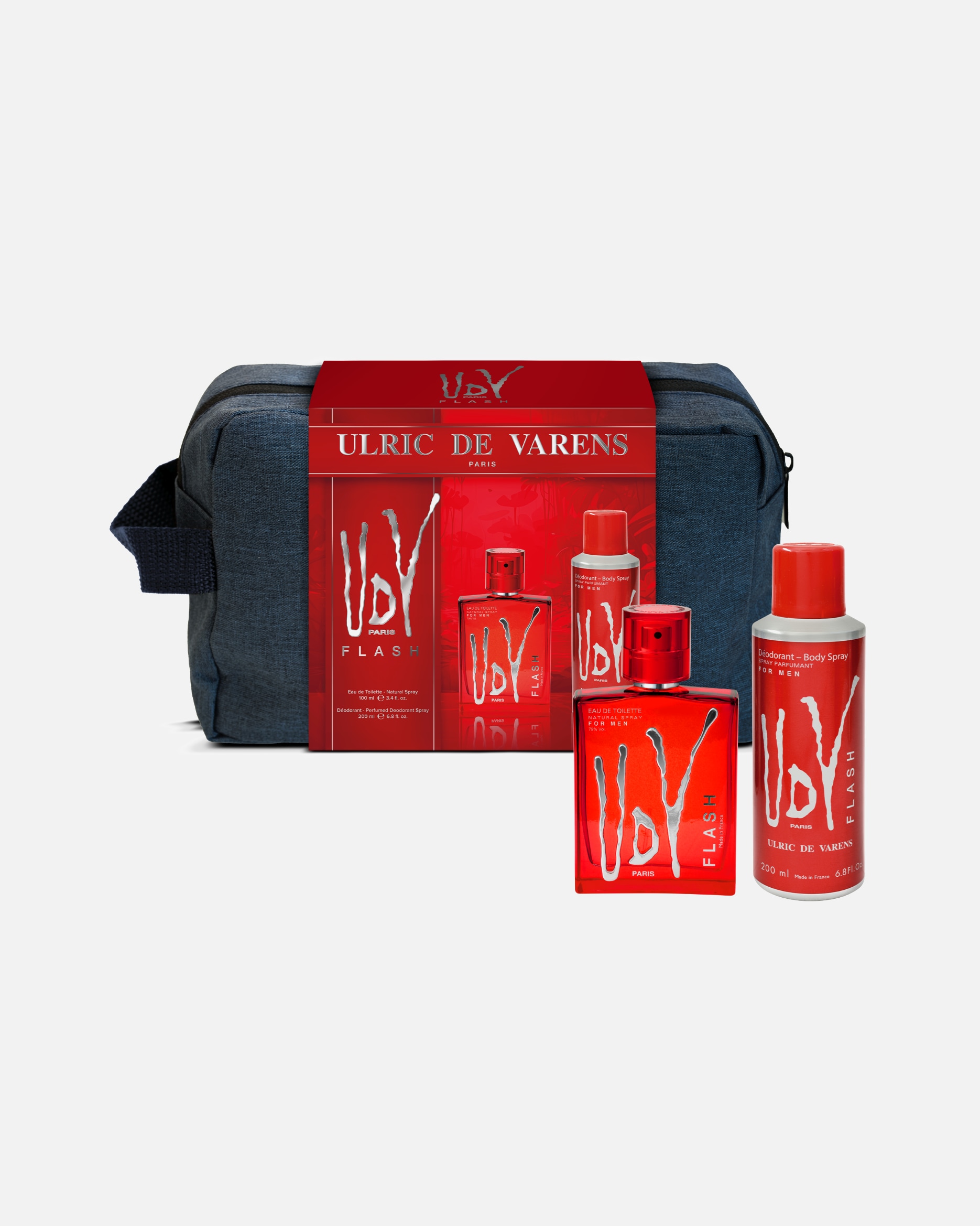 Coffret parfum pour Homme Ulric De Varens Trousse Flash 1 Pièce
