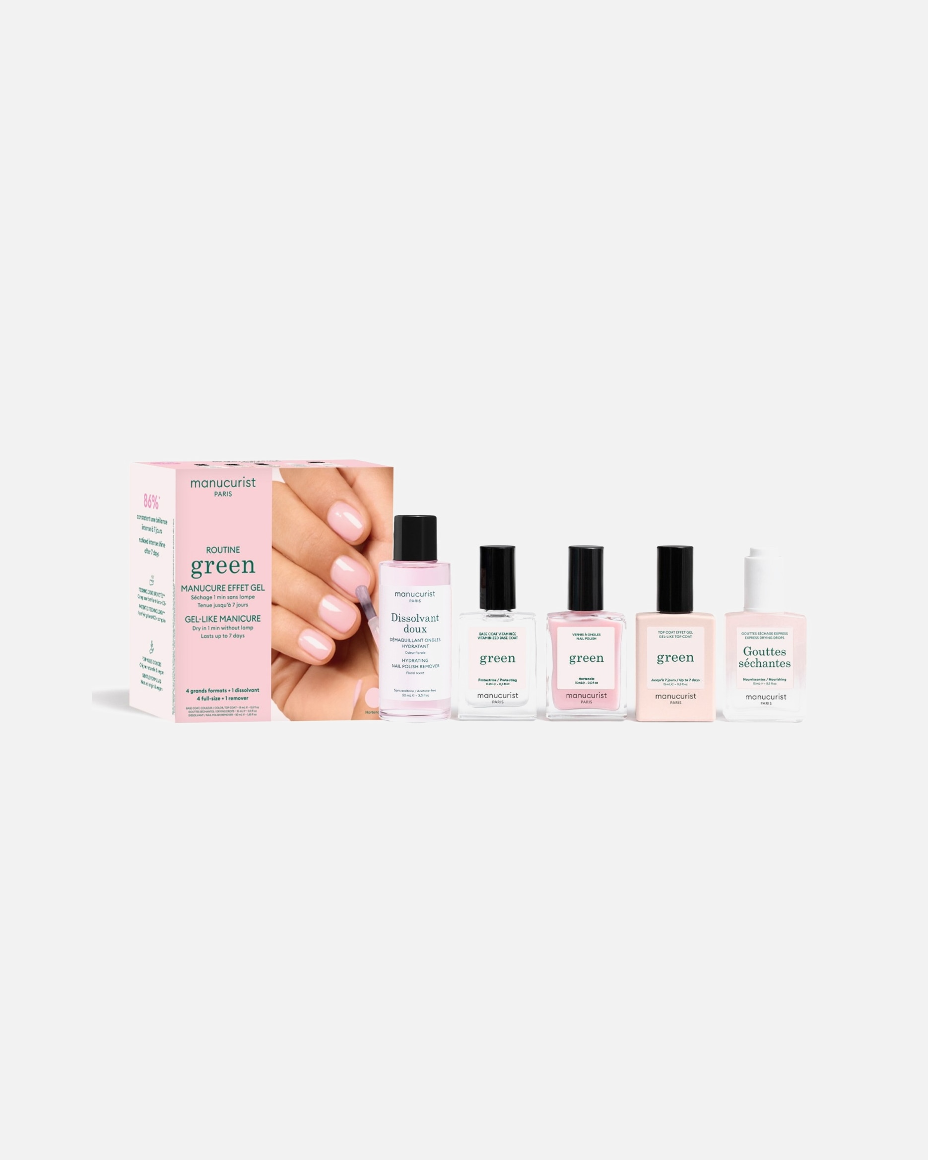 Coffret de vernis à ongles pour Unisexe manucurist green Routine Manucure Green Hortencia 1 unité