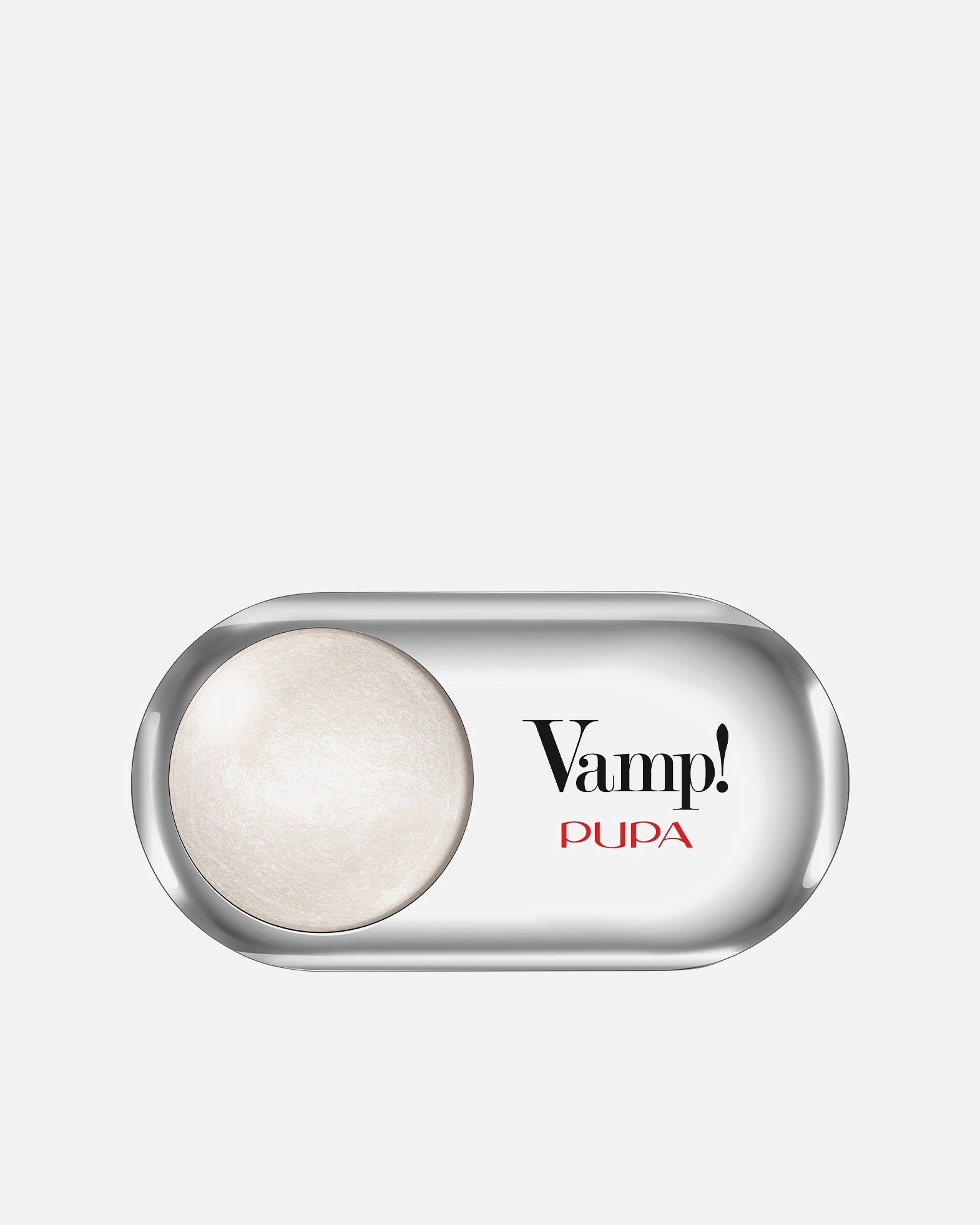Ombre à paupières pour Unisexe PUPA Milano VAMP! EYESHADOW 401 - WHITE SNOW - WET&DRY