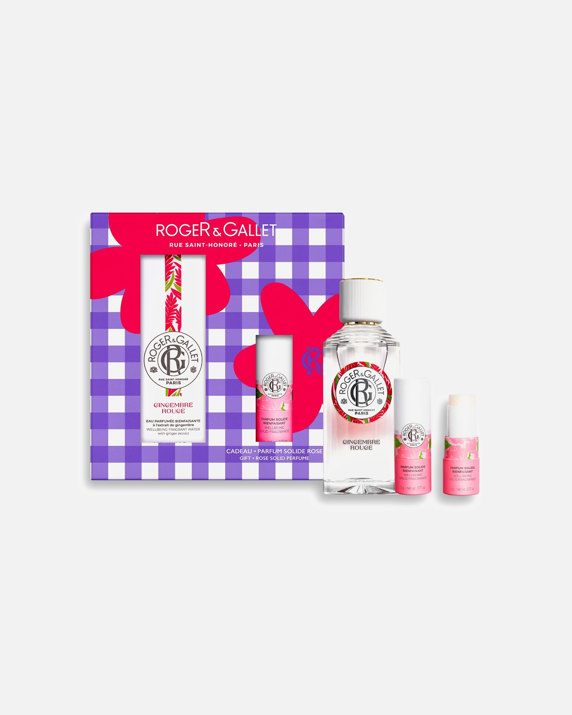 Coffret parfum pour Unisexe Roger & Gallet Eau Parfumée + Parfum Solide 1 unité