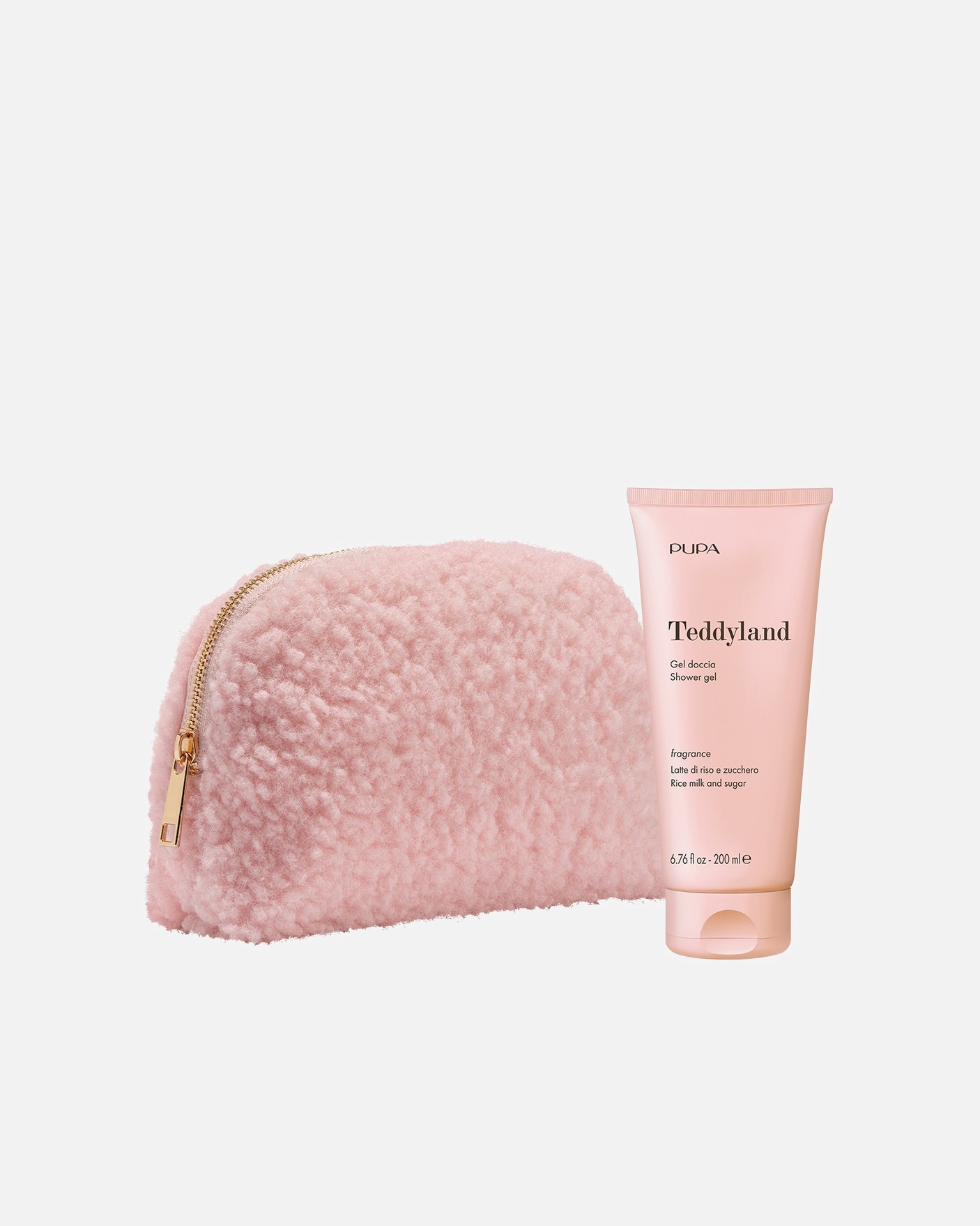 Gel douche pour Femme PUPA Milano Teddyland 001 - LATTE DI RISO E ZUCCHERO