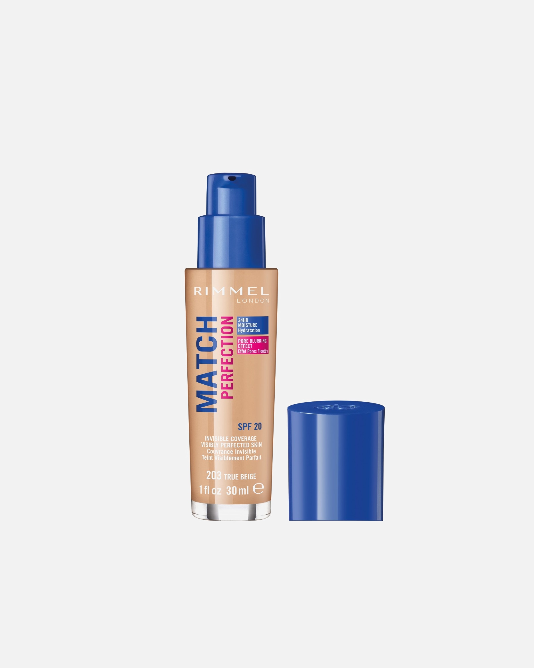 Fond de teint pour Femme Rimmel London MATCH PERFECTION 203