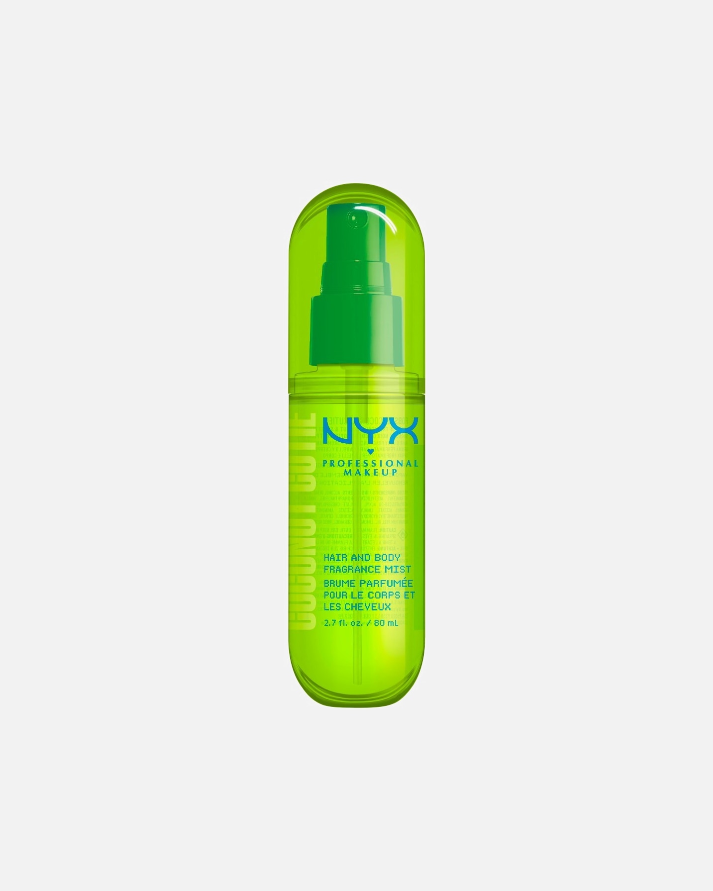 Spray pour le corps pour Unisexe NYX Professional Makeup Fat Oil Body Fat Oil Body Coconut Cutie 80 ml