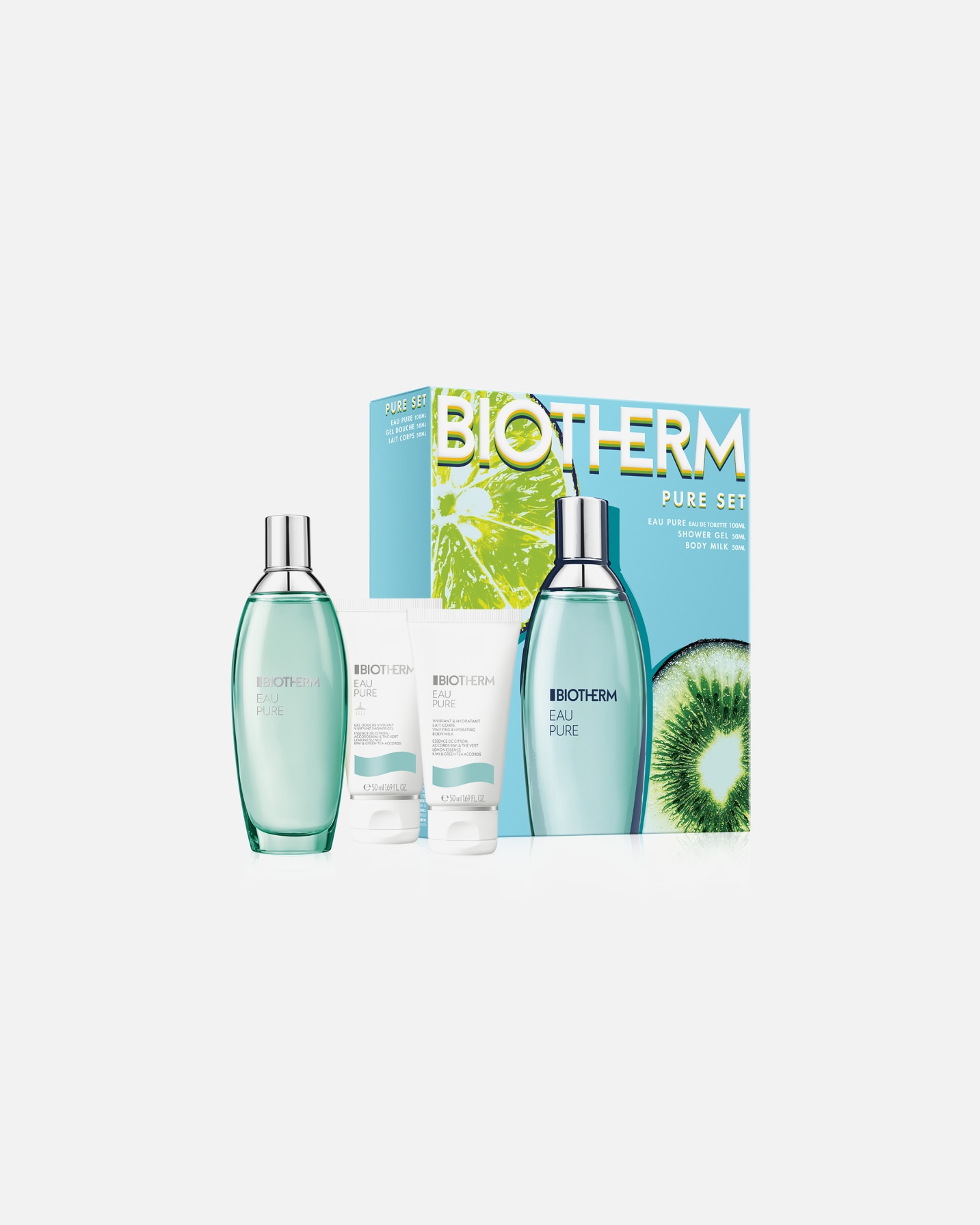Coffret parfum pour Femme Biotherm Les Eaux Eau Pure Set 1 unité