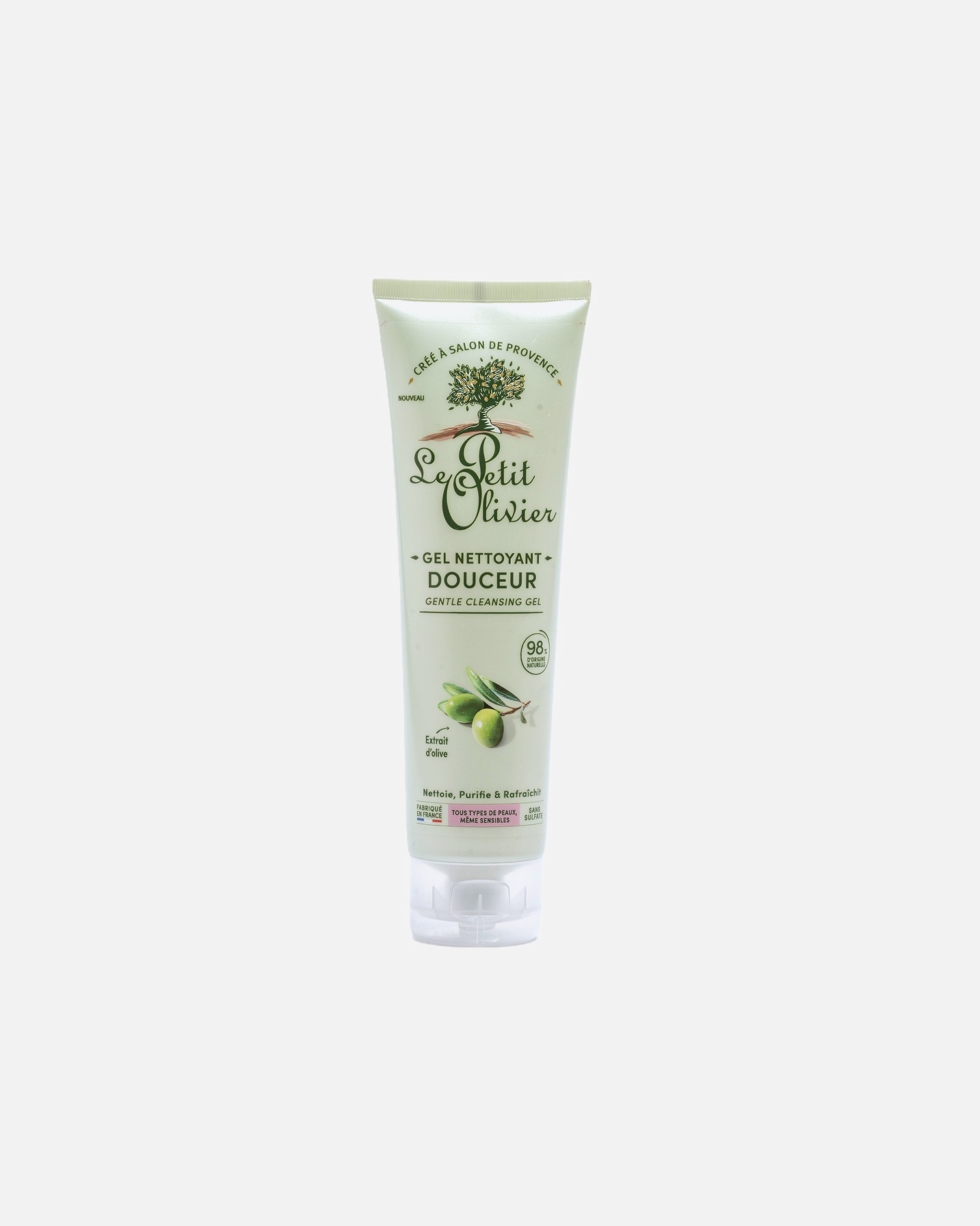 Gel nettoyant pour Unisexe Le Petit Olivier Douceur Extrait d'Olive 150 ml